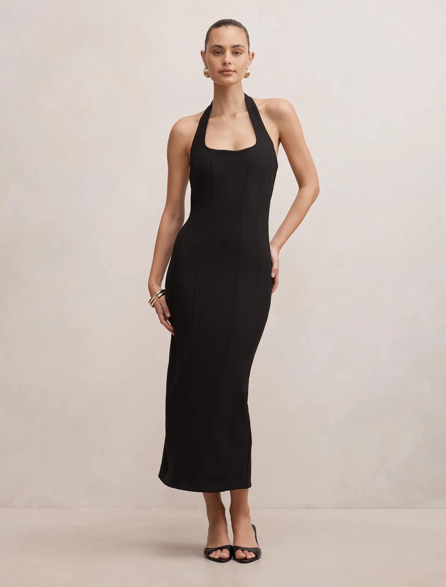 halter neck cocktail dresses australia ALISSA