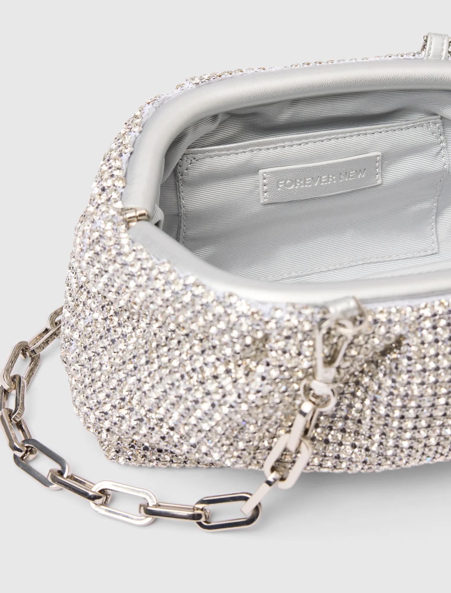 Ariel Soft Shiny Clutch