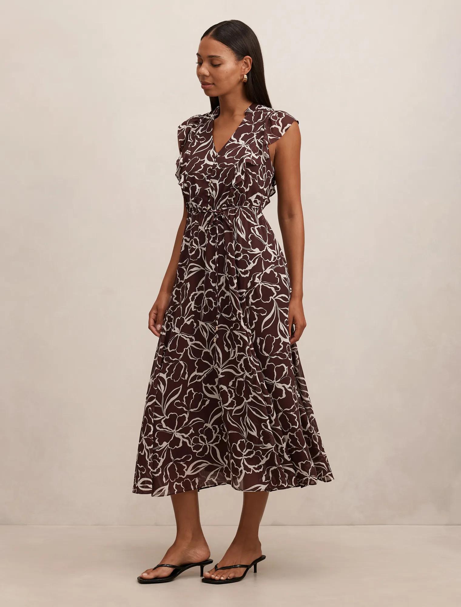 Maren Flutter Sleeve Midi