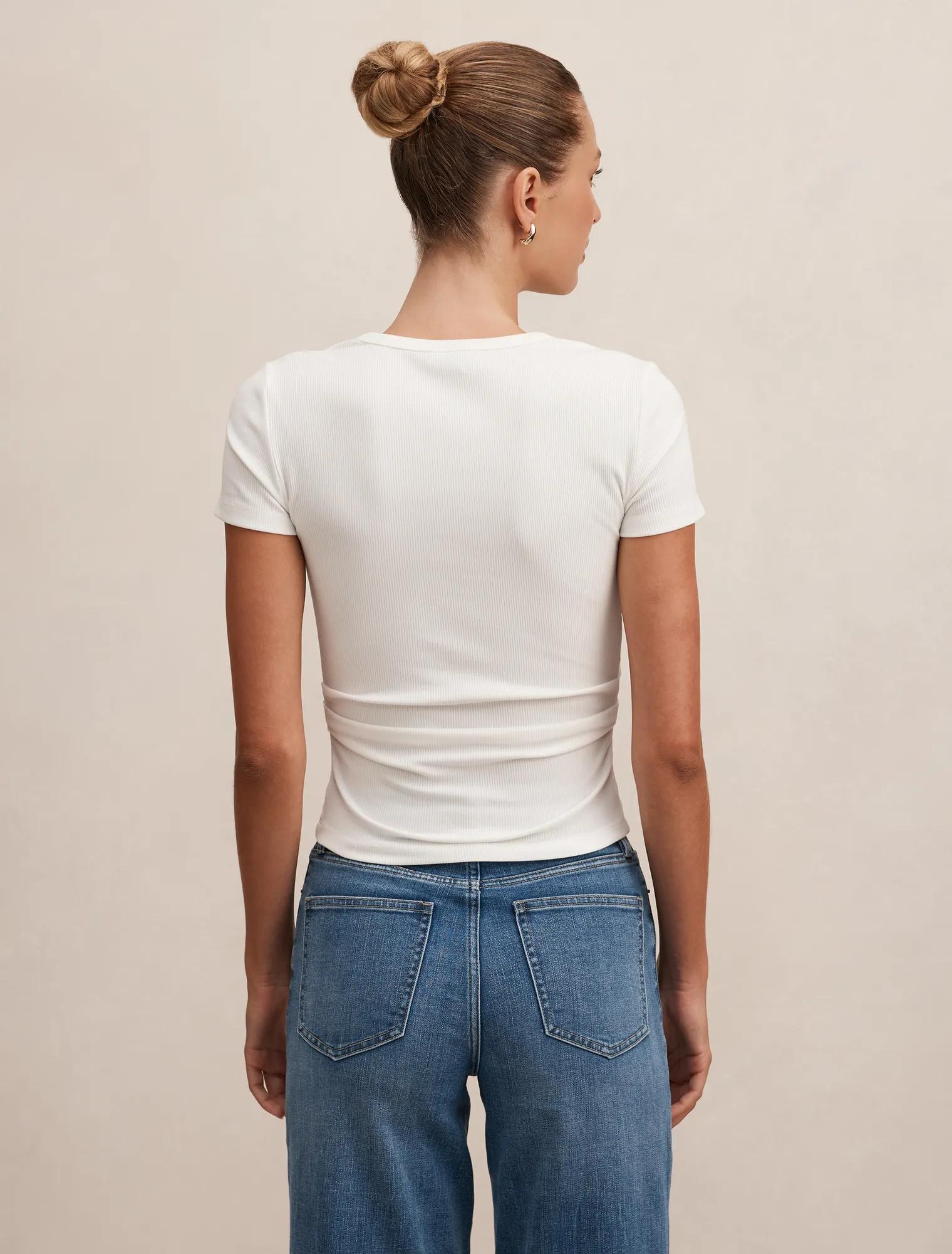 Kelly Tuck Detail Baby Tee