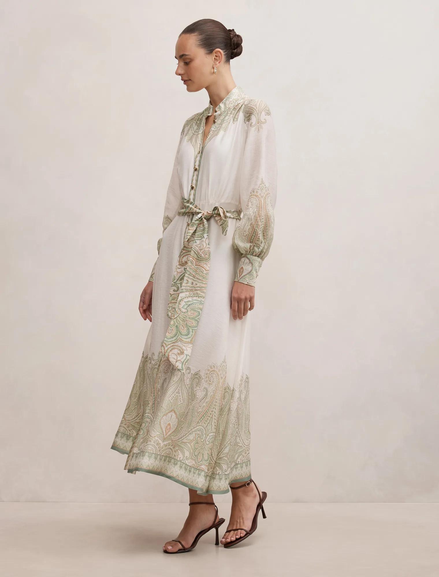 Lucena Button Front Midi