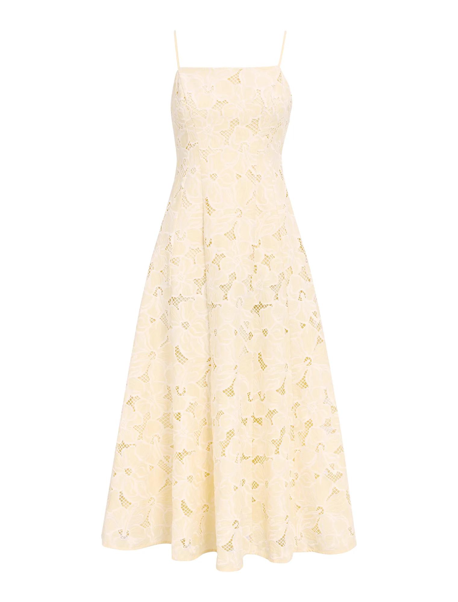 Millie Embroidered Midi