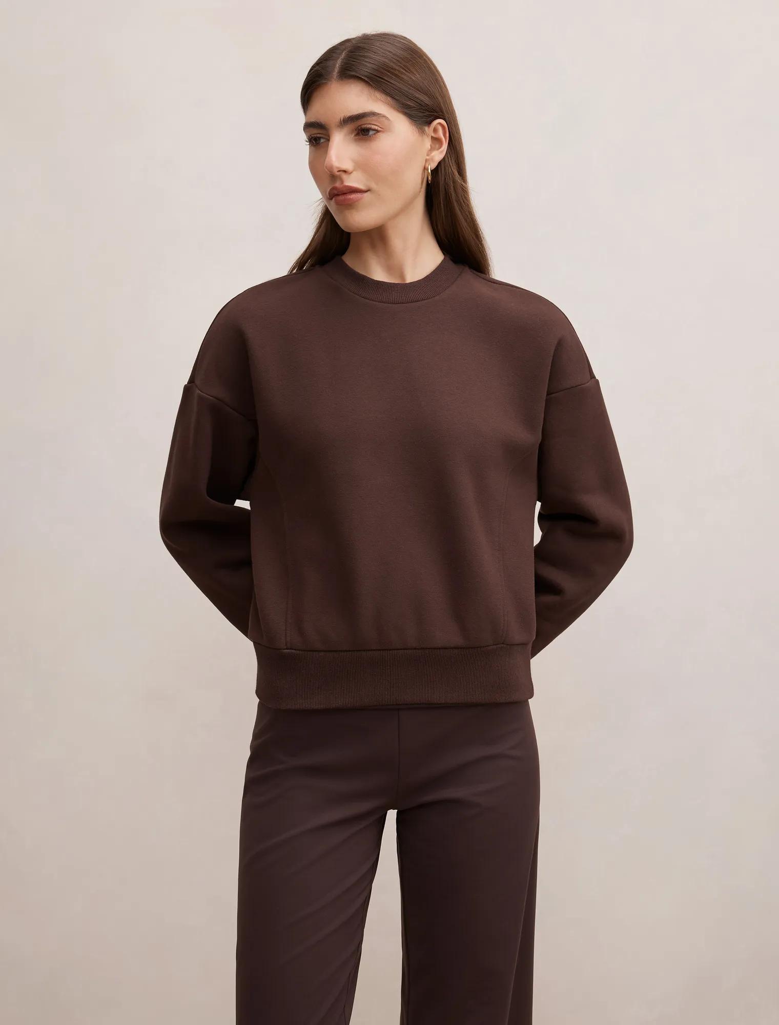 Winnie Fleece Crew Neck Sweater