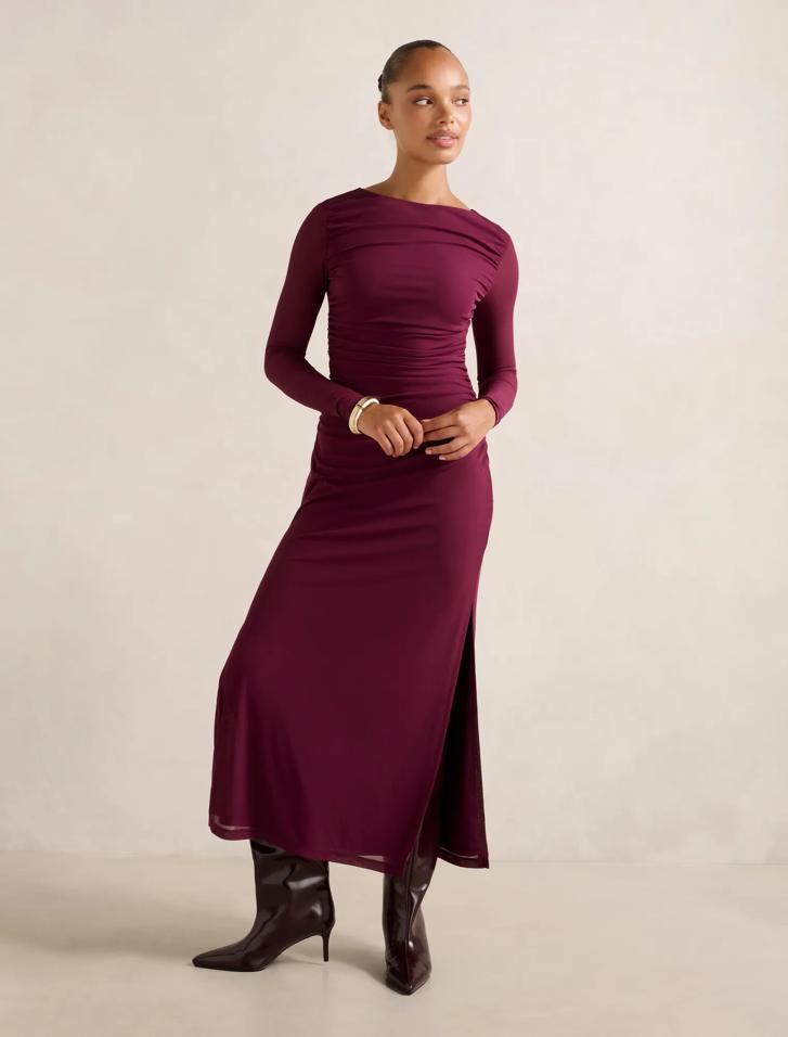 american apparel metallic dress Adrianna Papell Halter Pleated Metallic Midi Dress