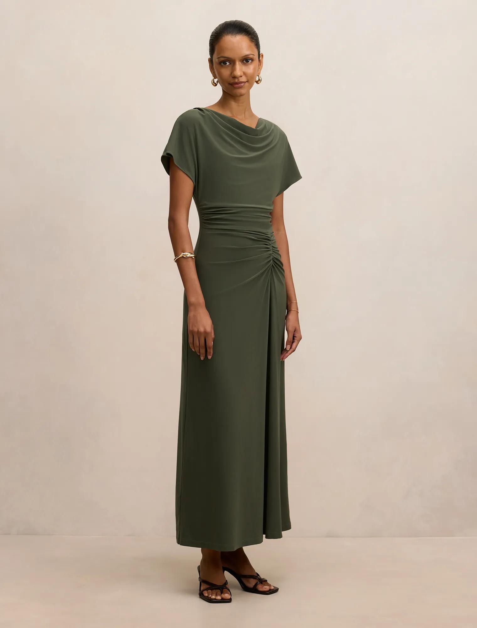Tahnee Petite Ruched Waist Midi