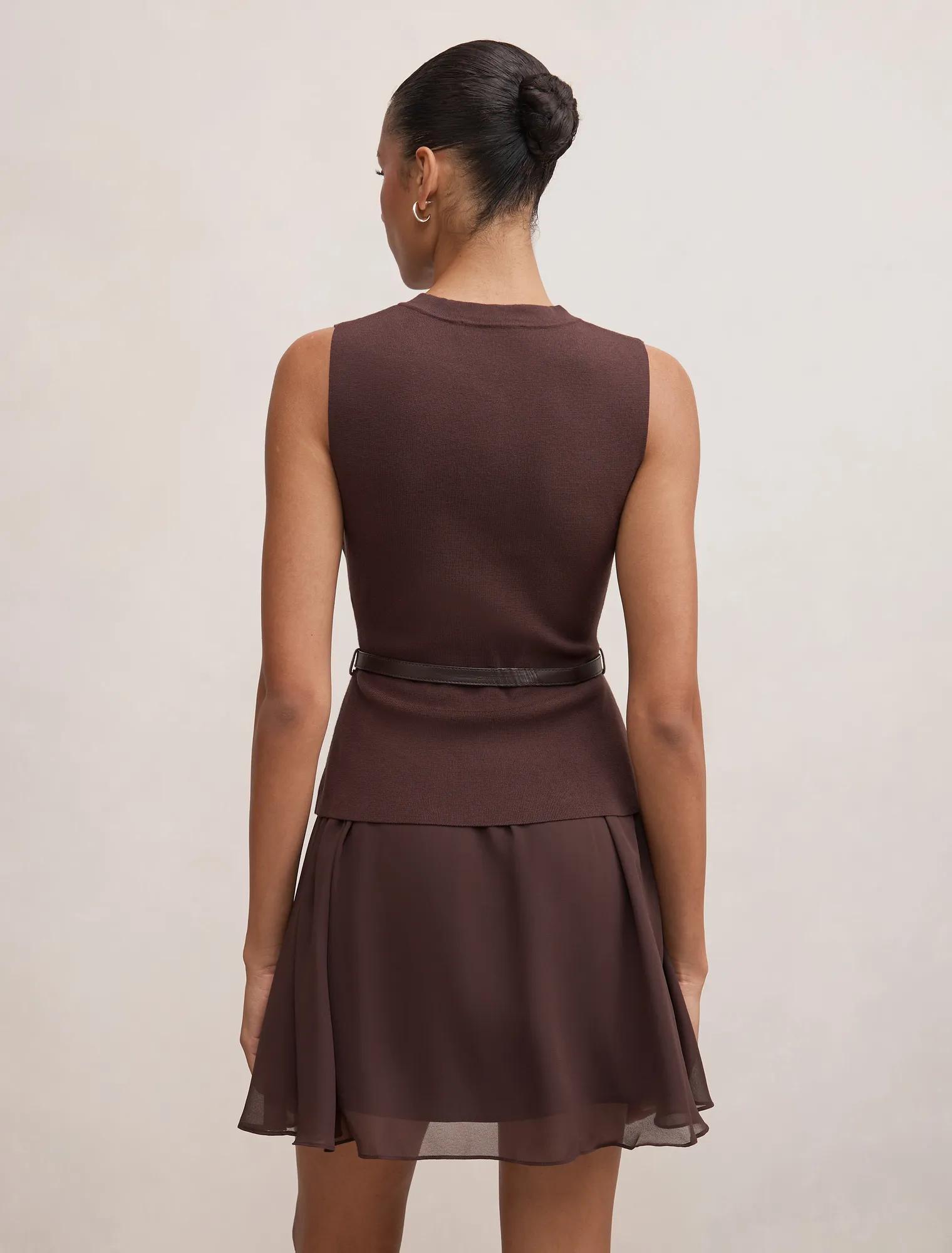 Belle Woven Mix Mini dress