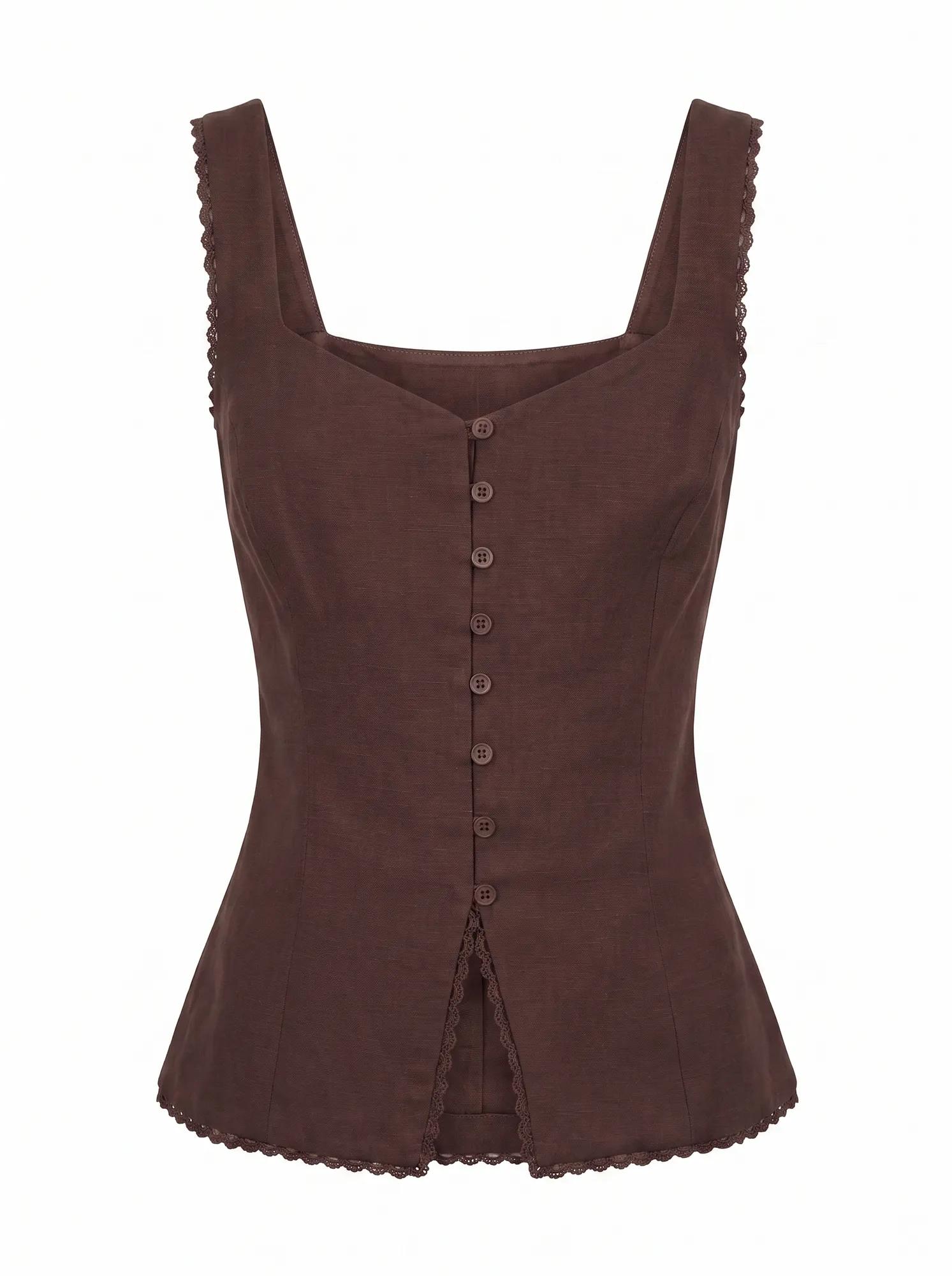 Cinzia Petite Trim Detail Top
