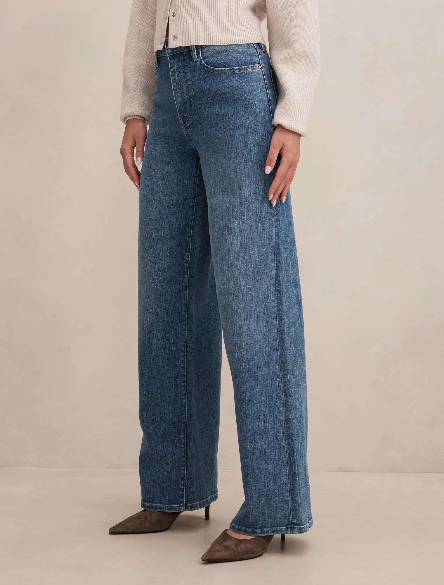 Yasmin Slim Wide Leg Jeans