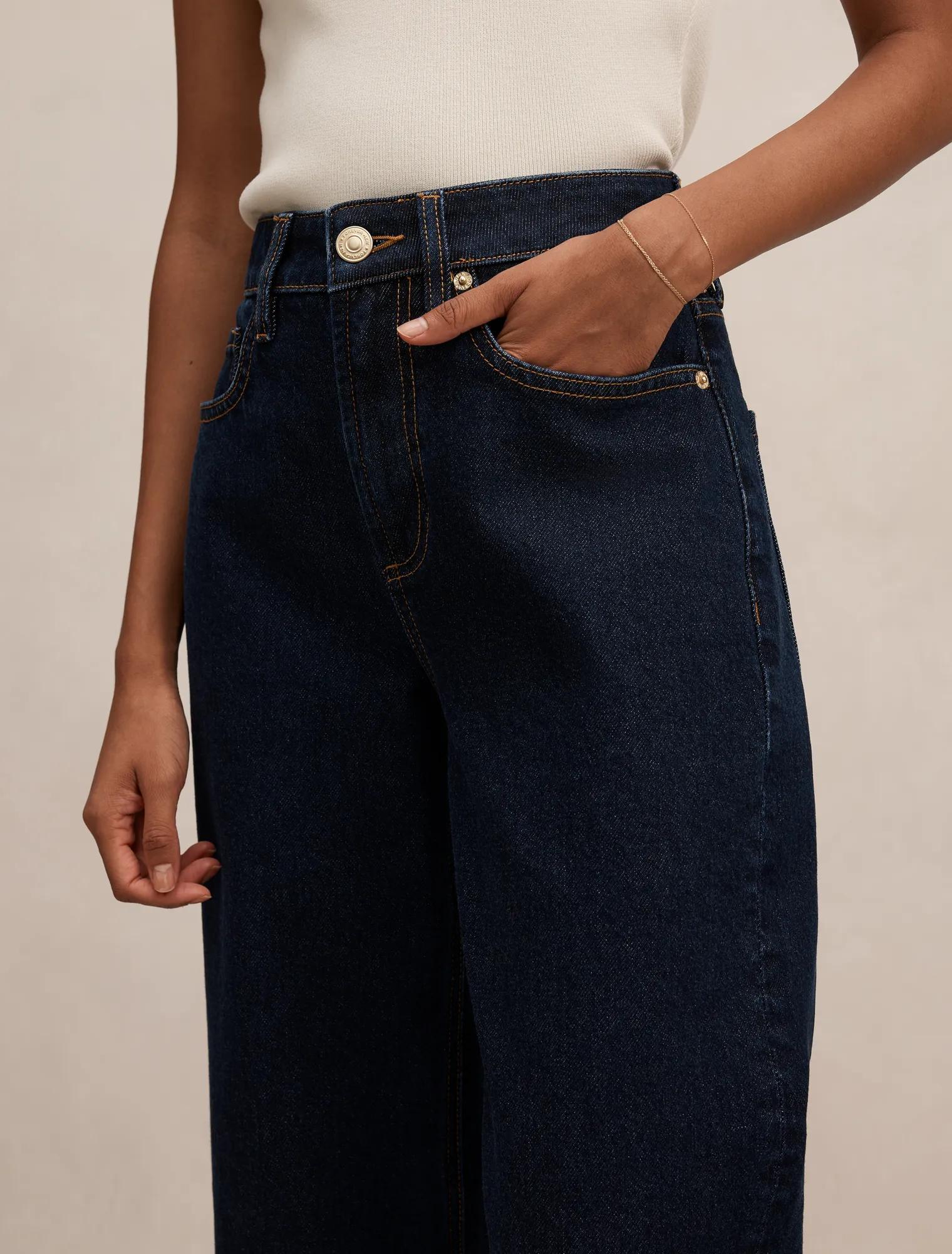Nicki Petite Mid Rise Straight Jean