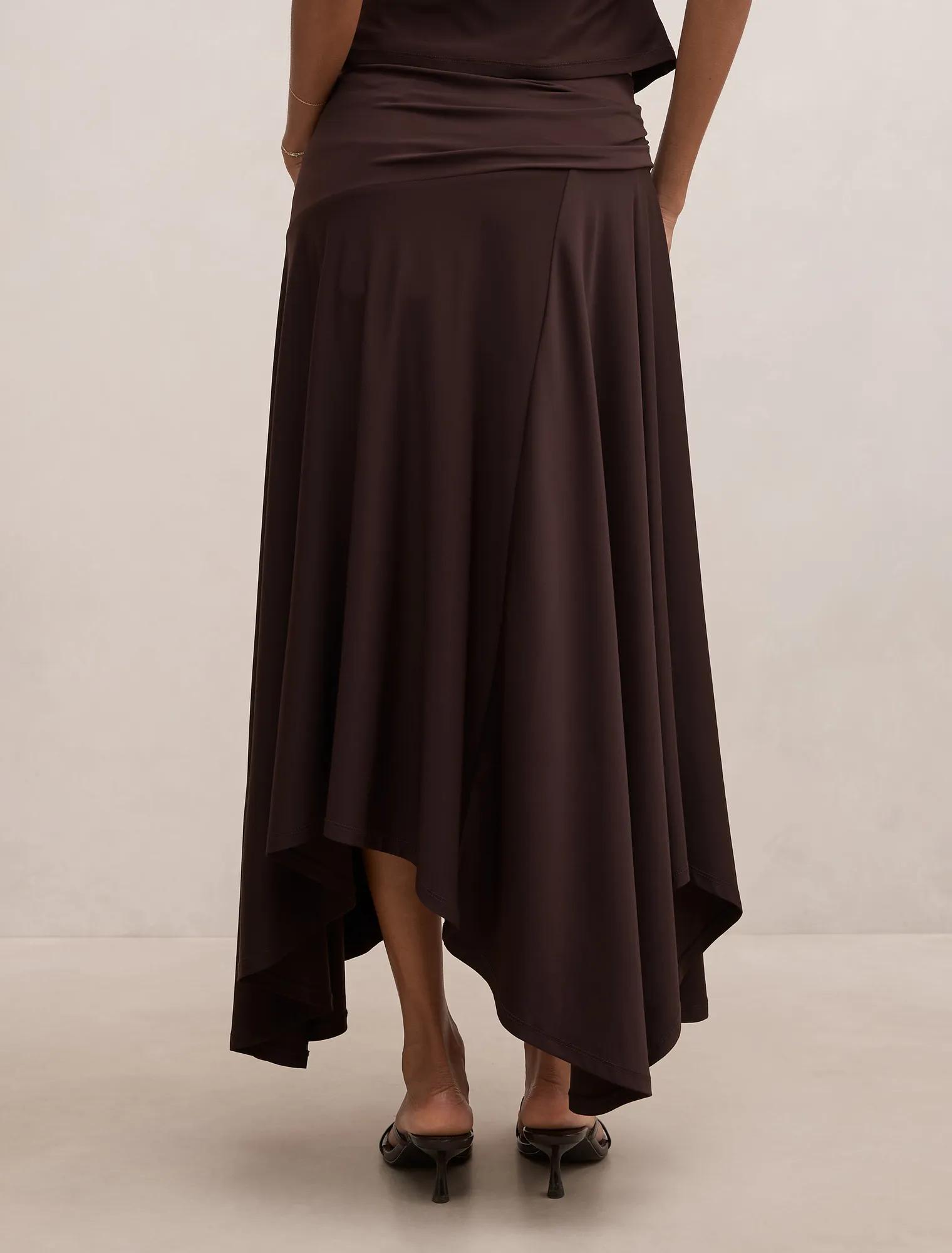 Ariel Petite Godet Hanky Hem Skirt