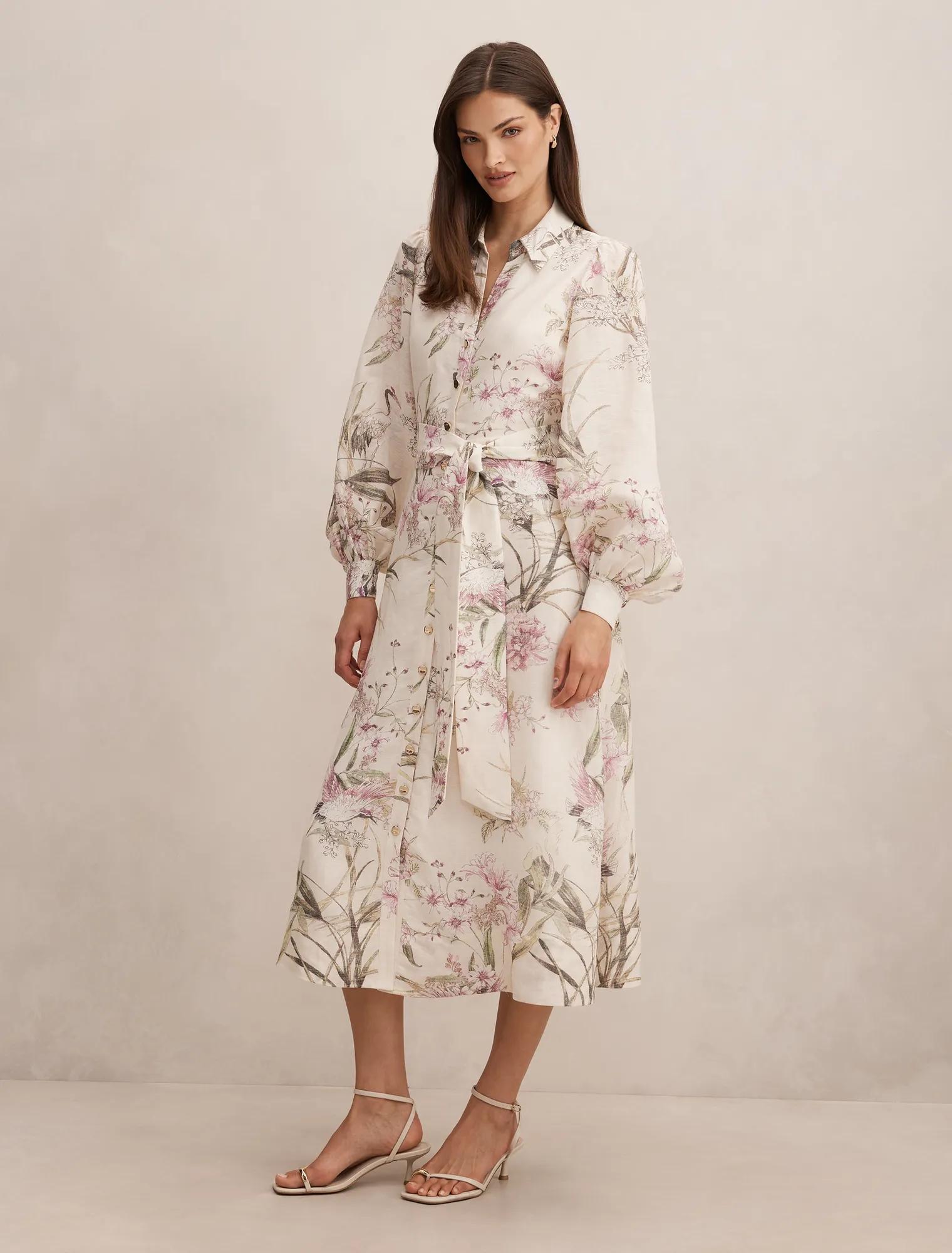 Hazel Shirt Midi Dress