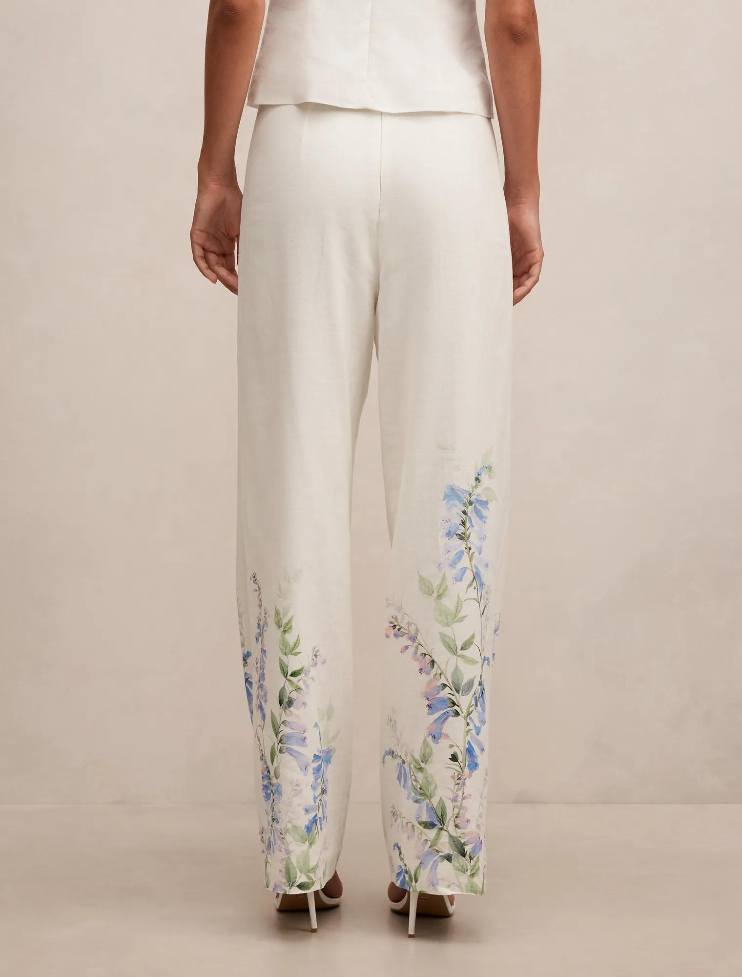 Soleil Floral Placement Print Pant