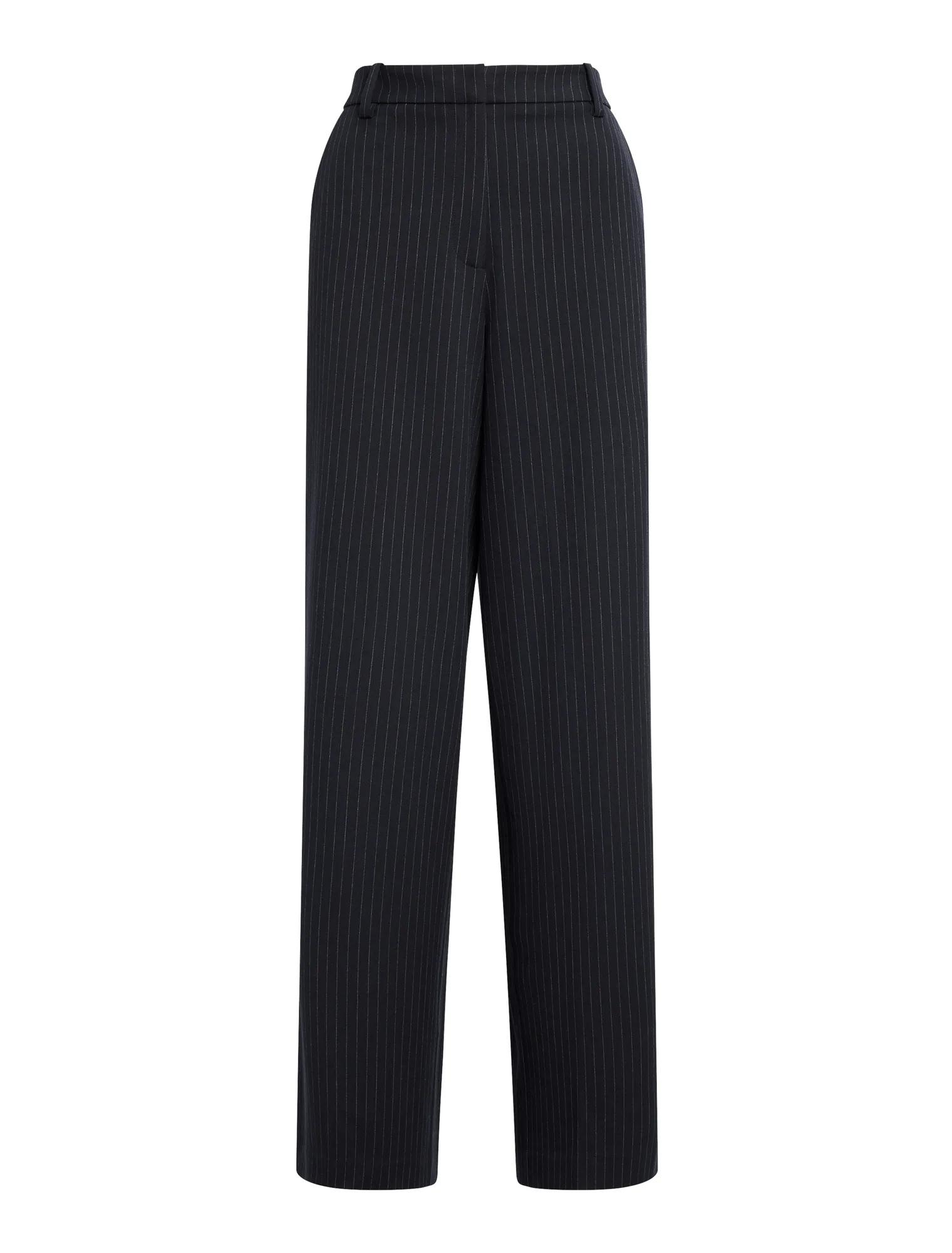 Paloma Pinstripe Wide Leg Pant