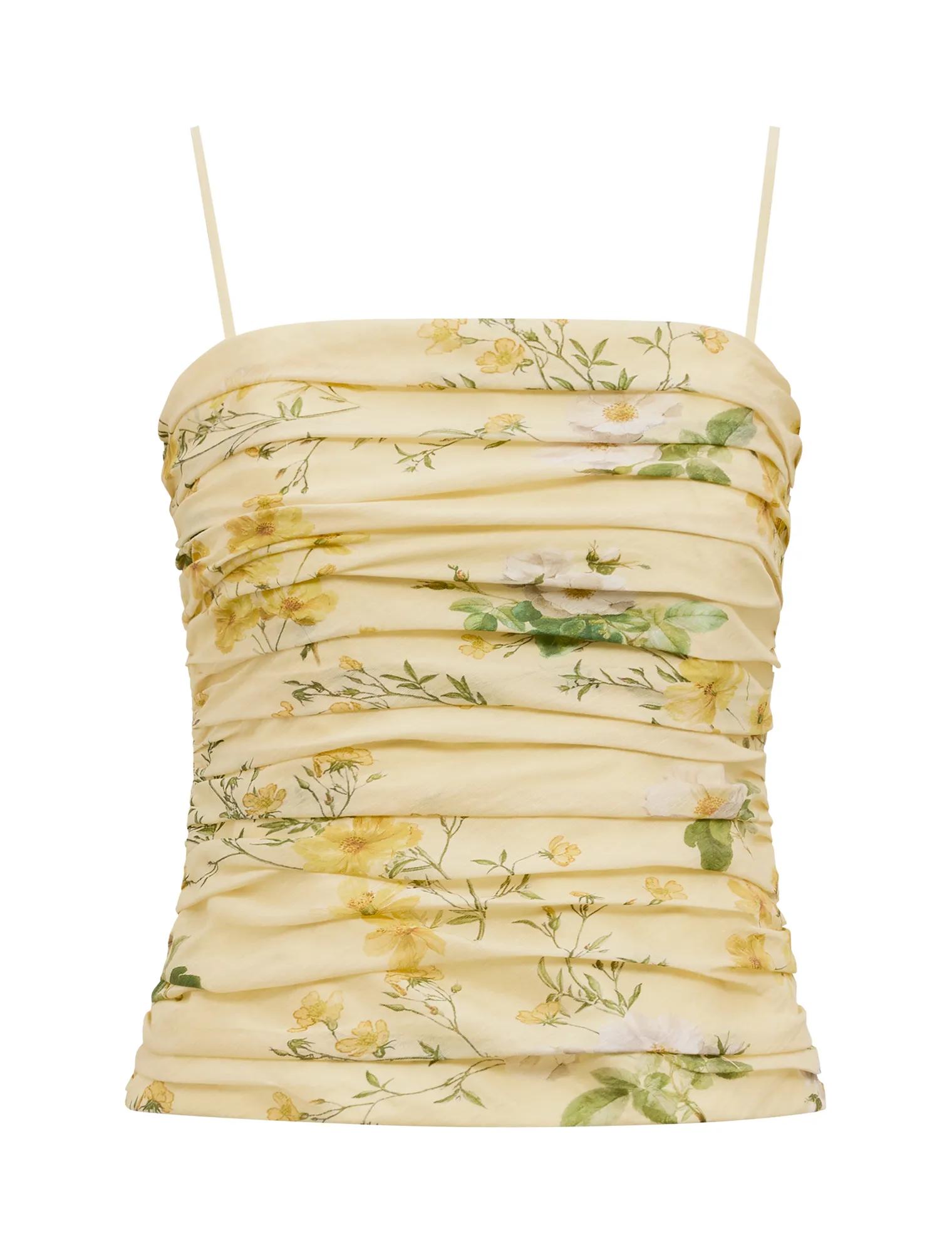 Palmer Gathered Strapless Top