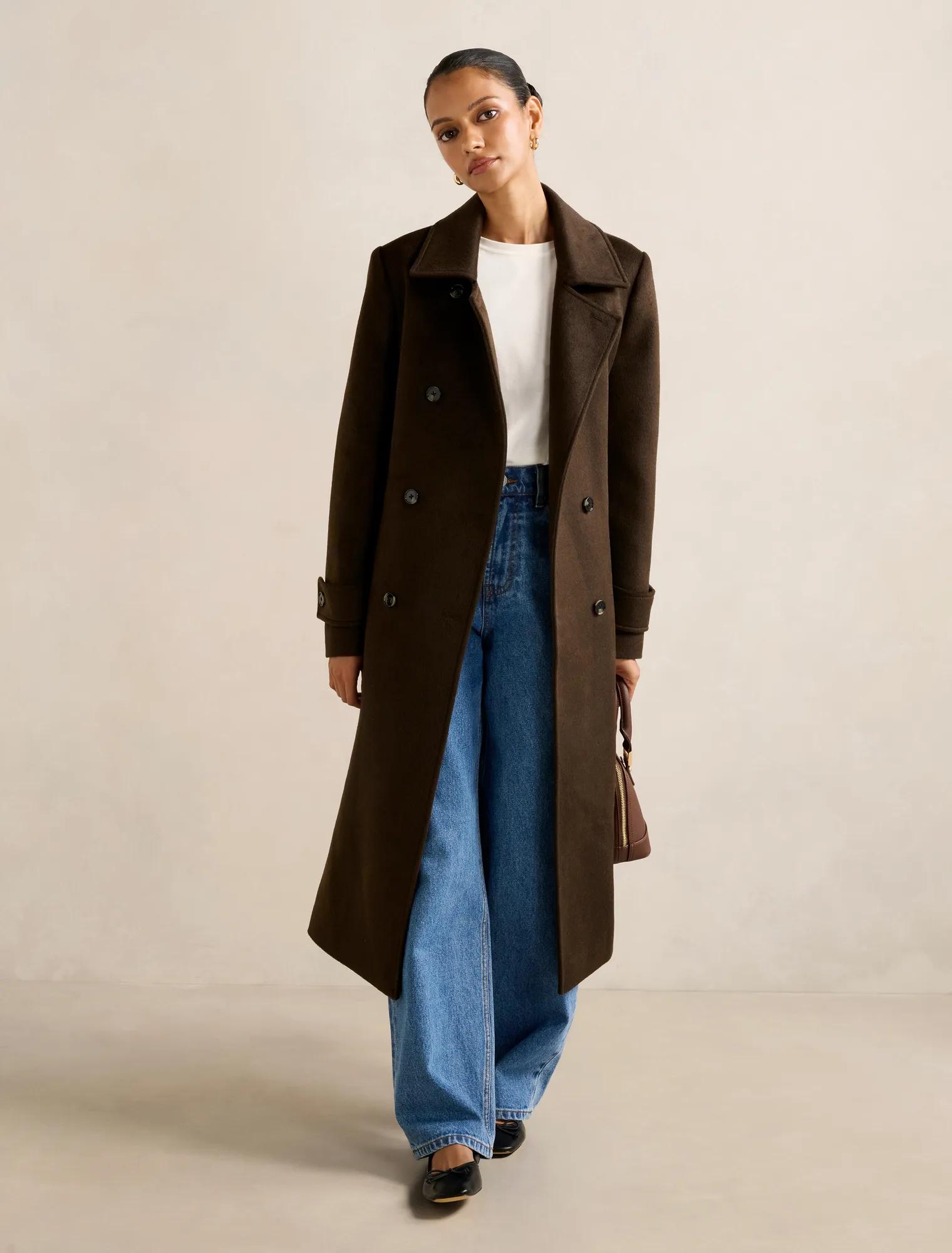 Sophie Petite DB Wrap Coat