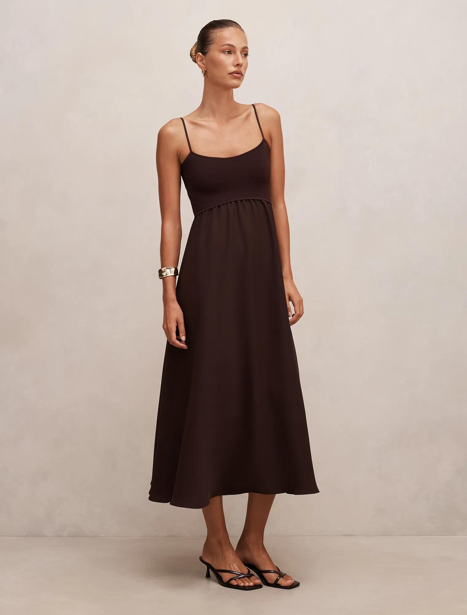 ariella taffeta midi dress Ariella Taffeta Midi Dress