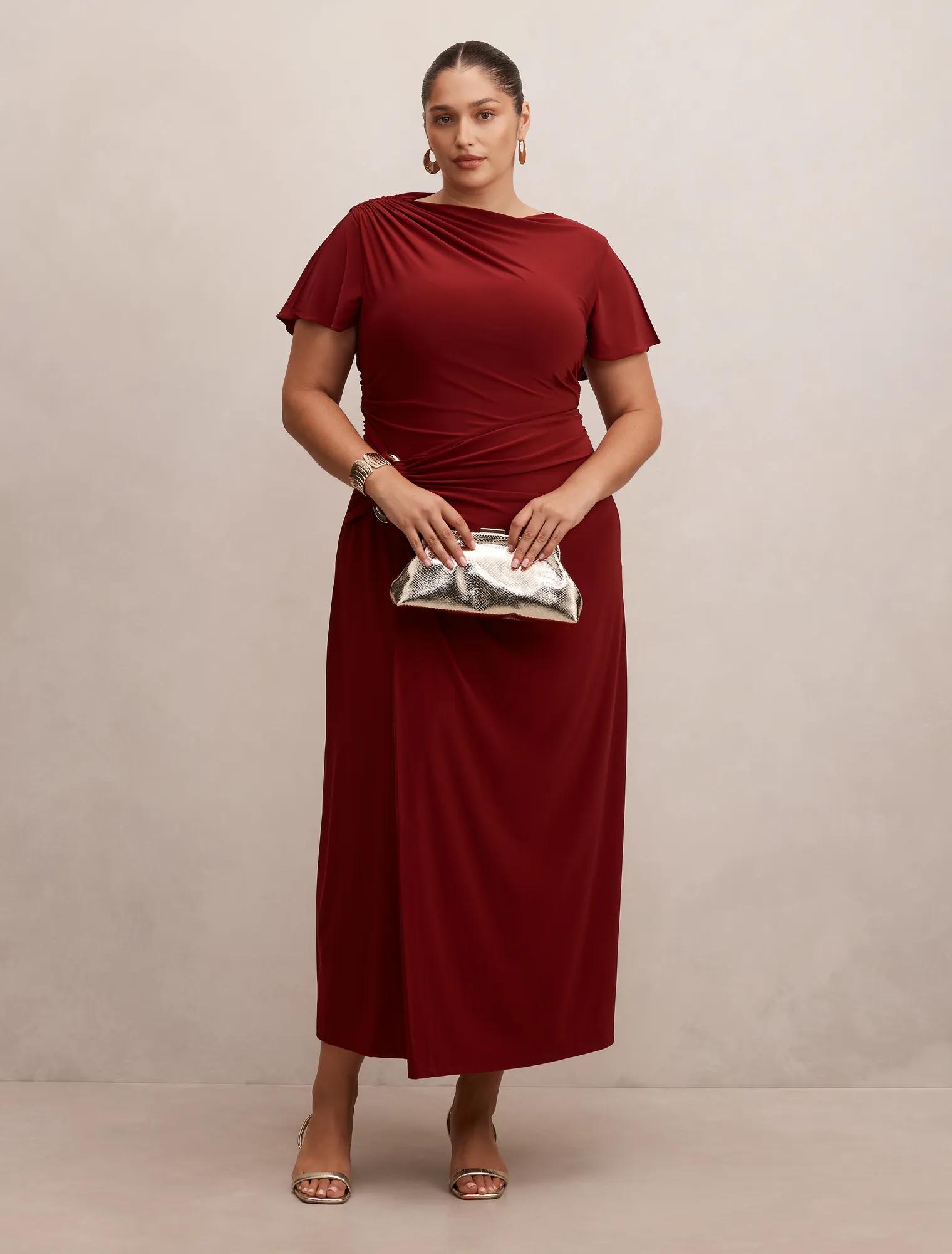 formal dresses size 18 australia FEMME Curves BRYDIE Tulle Curve & Plus Size Prom Dresses in Australia main image 1