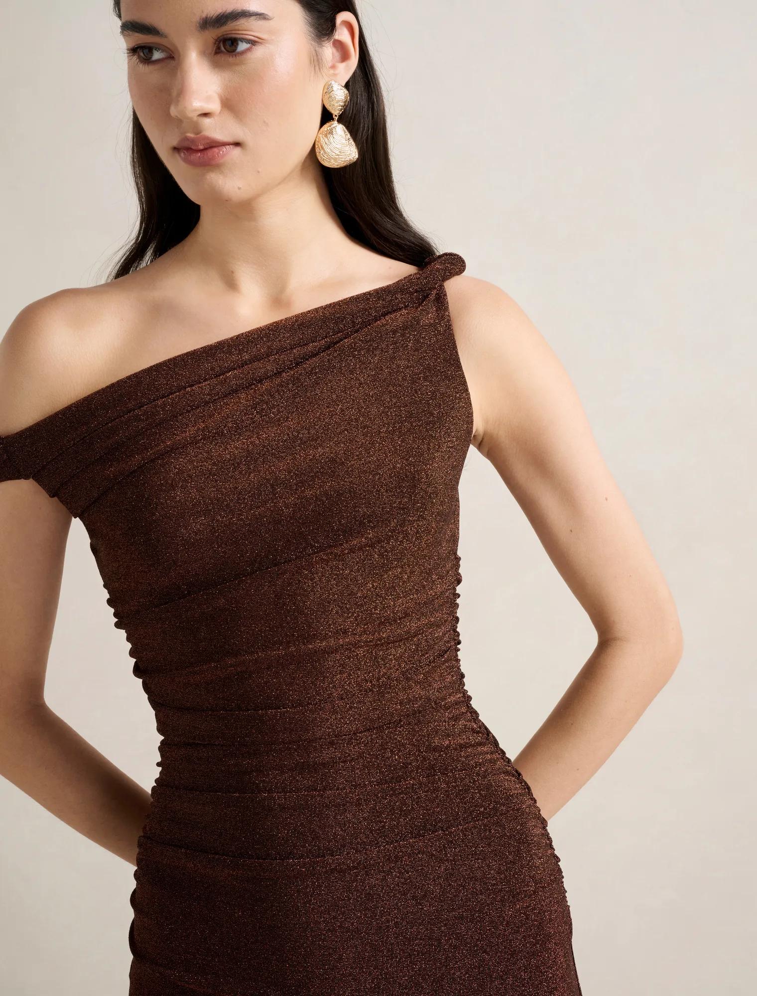 Vivian Asymmetric Twist Maxi Dress