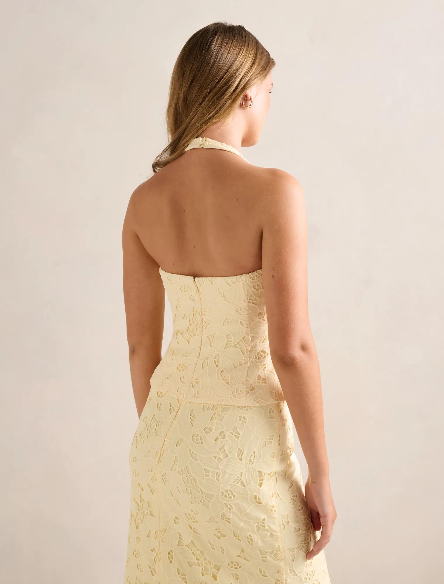 Sally Lace Halter Top