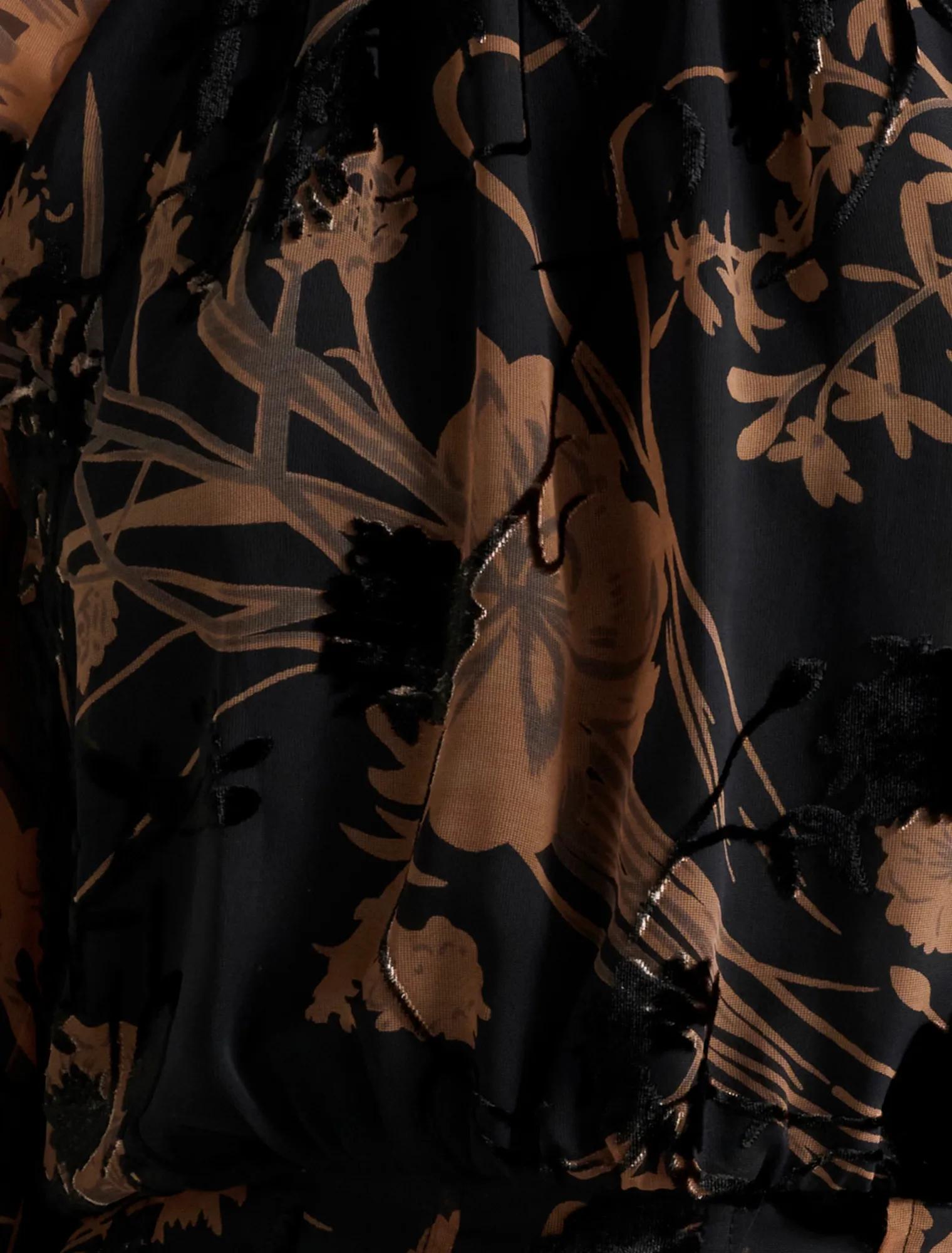 Janelle Velvet Burnout Maxi Dress