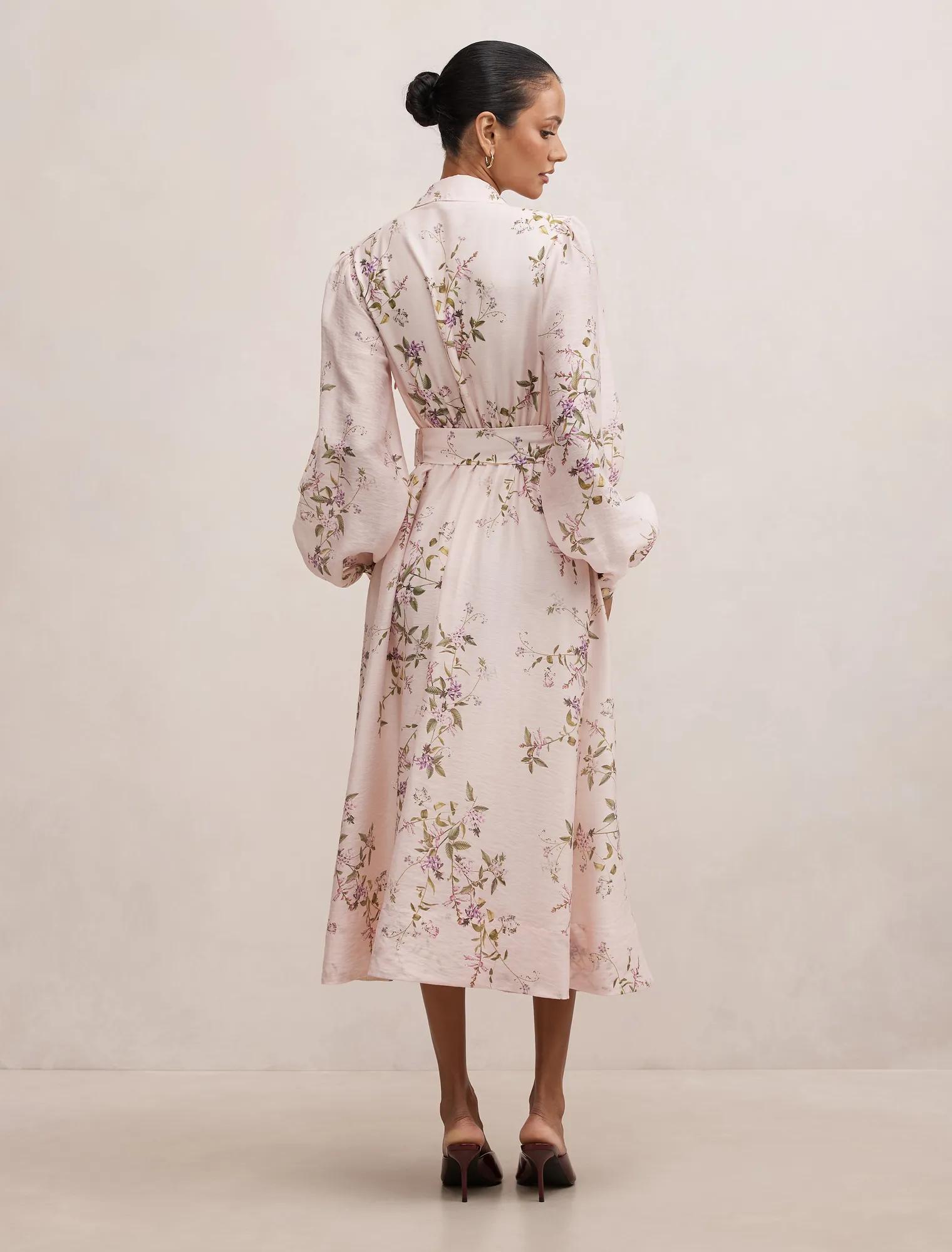 Hazel Petite Shirt Midi Dress