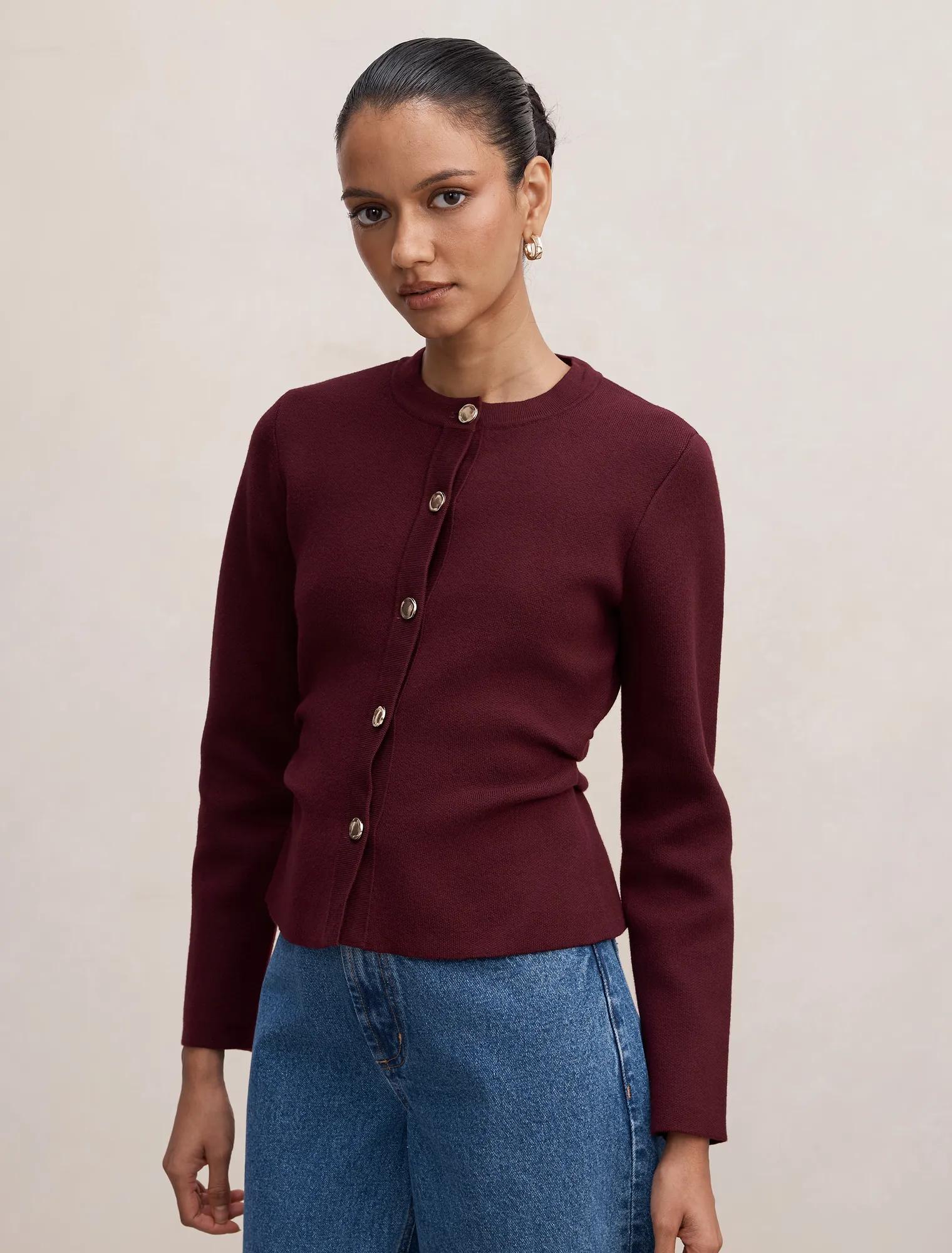 Valencia Petite Structured Cardigan