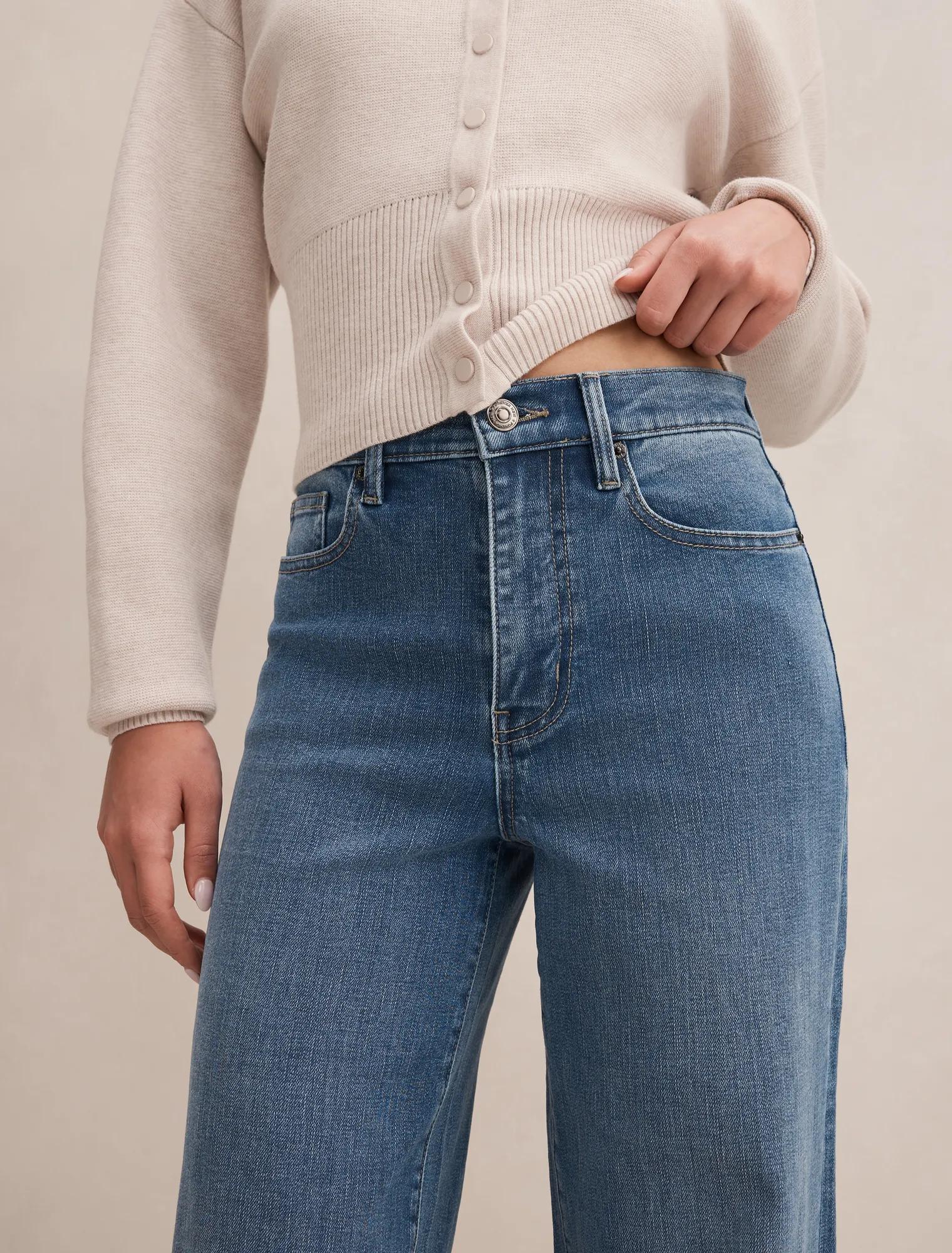 Yasmin Slim Wide Leg Jeans