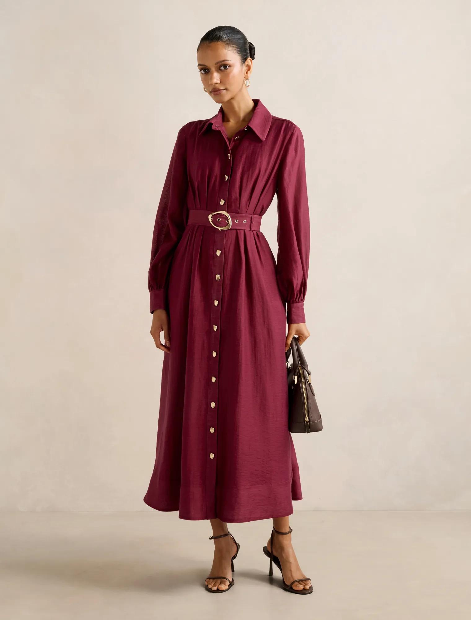 Evelyn Petite Seam Detail Midi