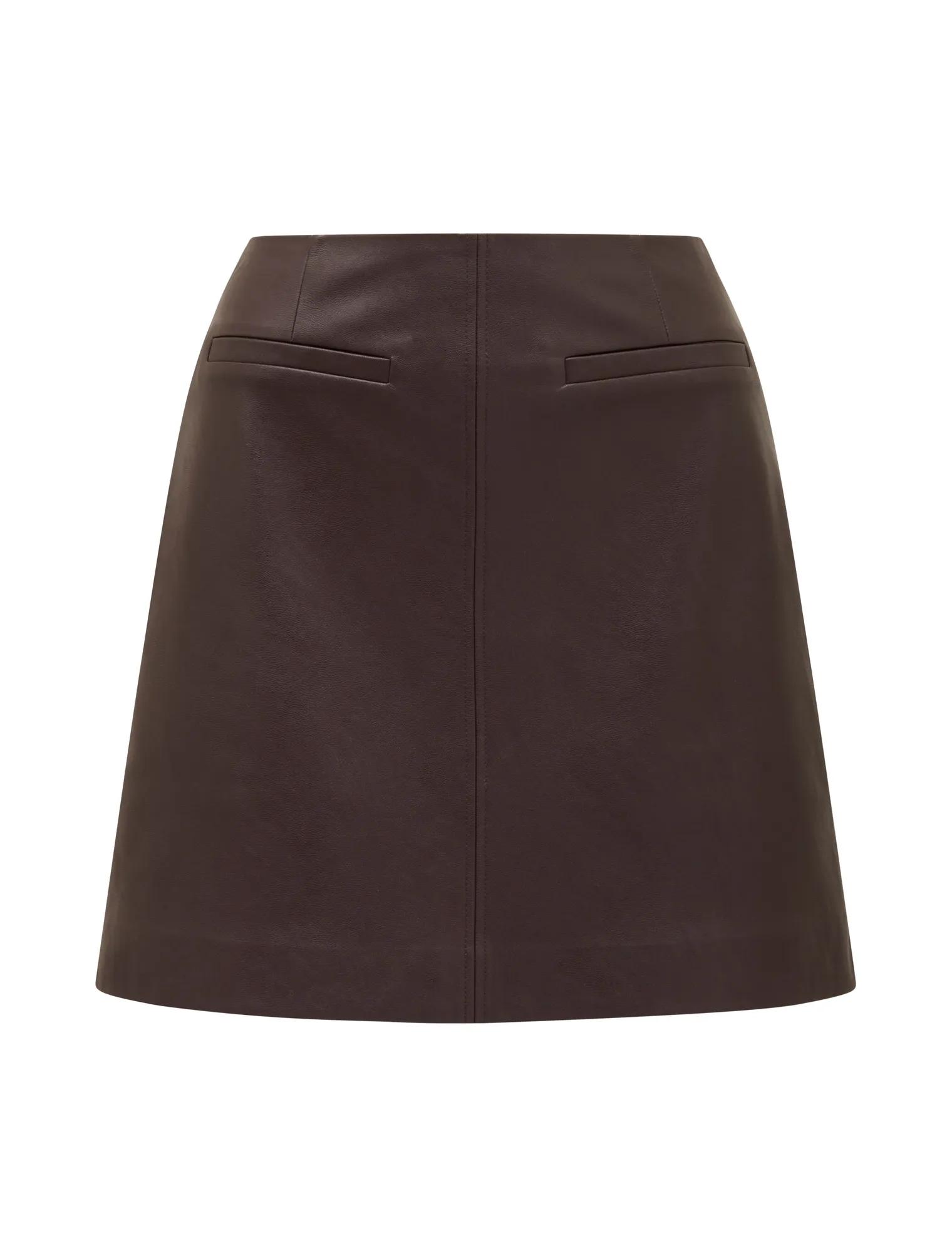 Addison Vegan Leather Mini Skirt