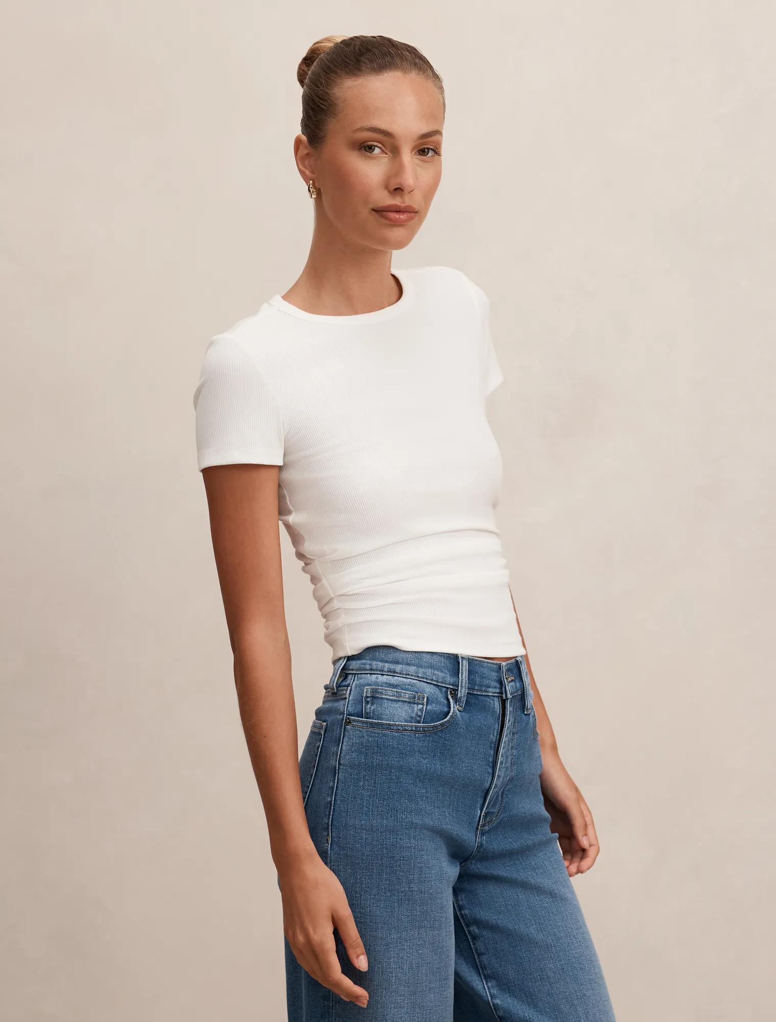 Kelly Tuck Detail Baby Tee