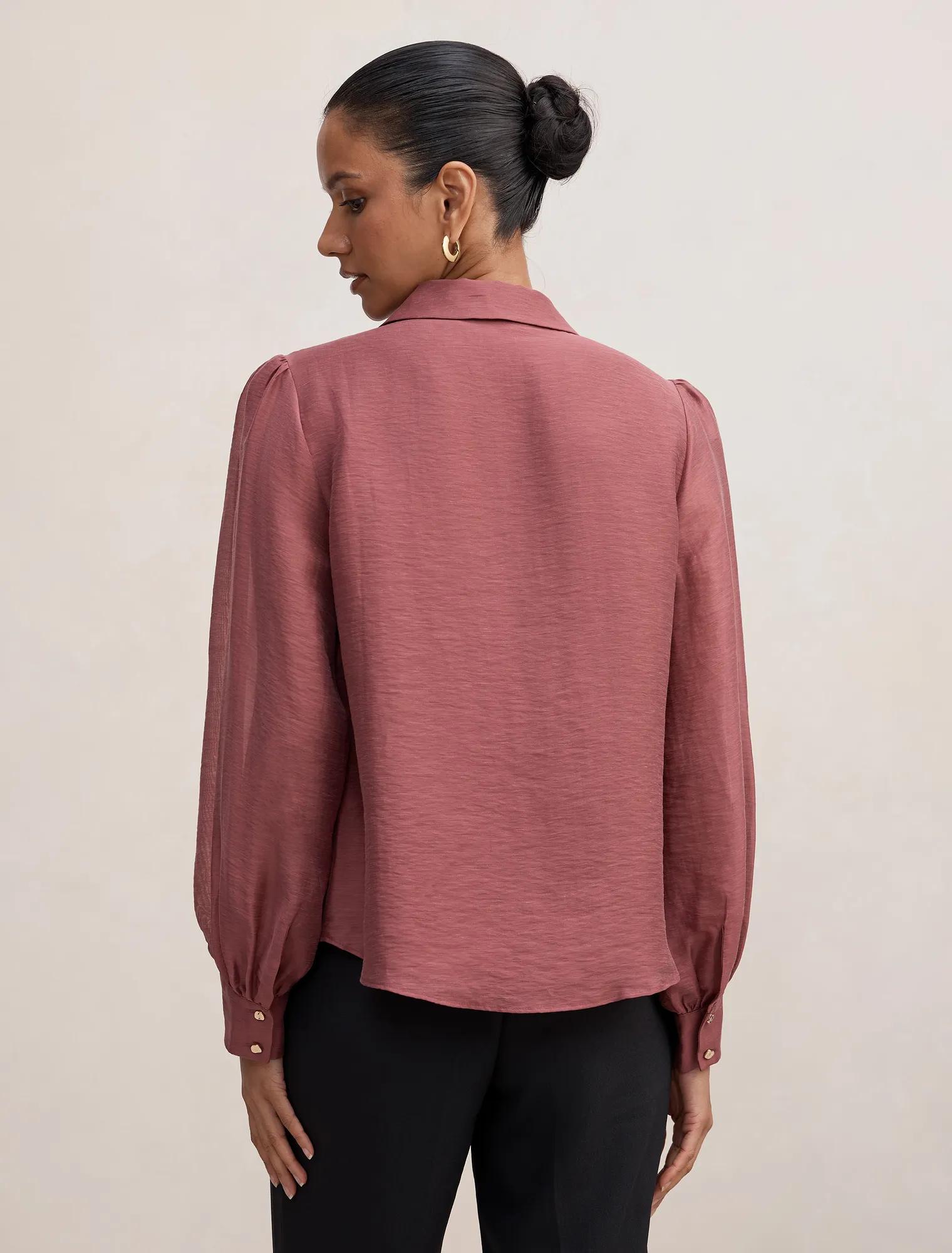 Avery Petite Long Sleeve Blouse