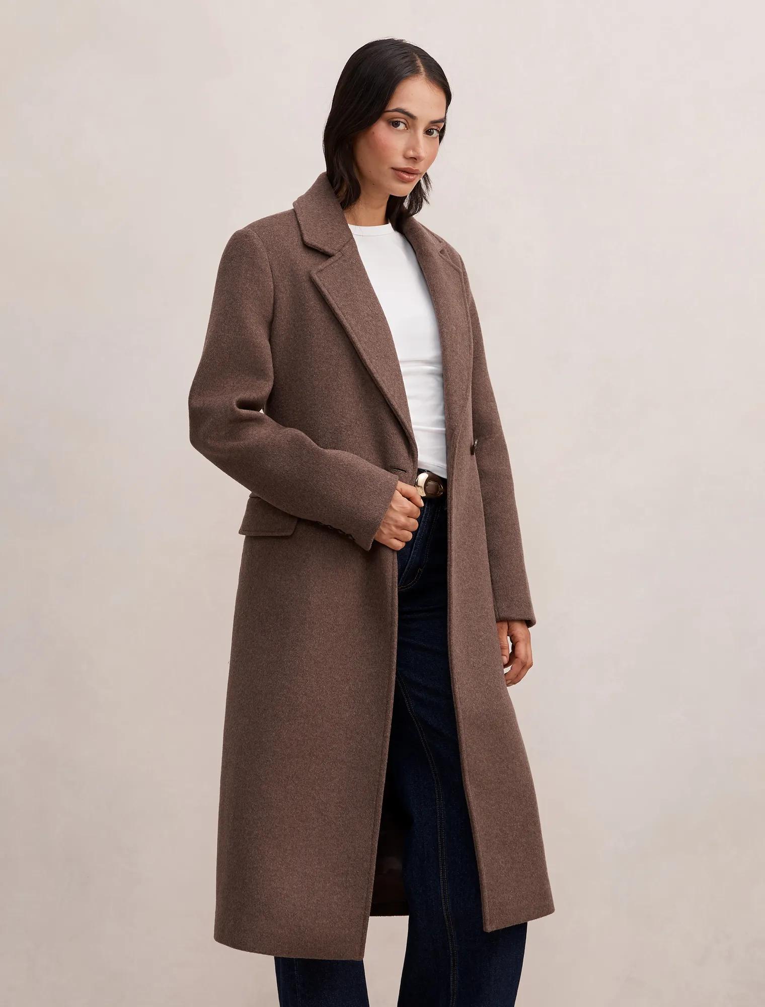 Ember Double Breasted Wrap Coat