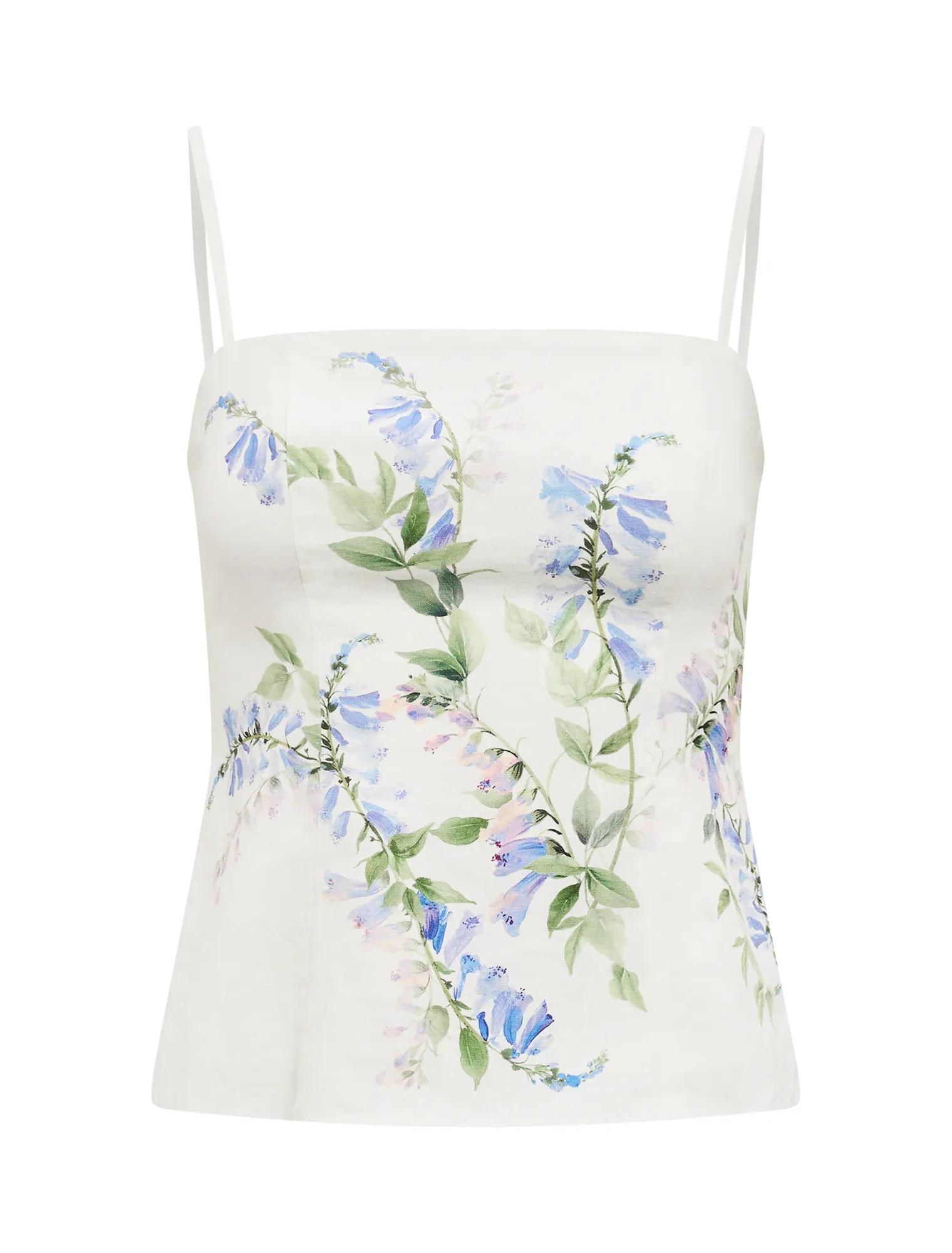 Soleil Placement Print Top