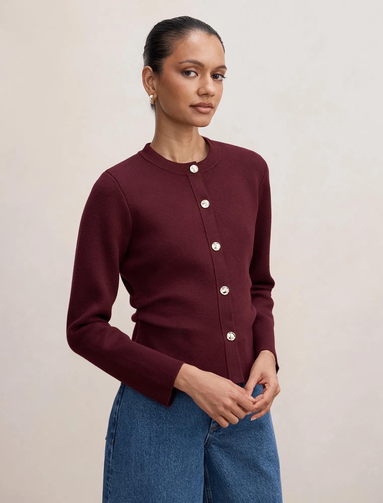 Valencia Petite Structured Cardigan