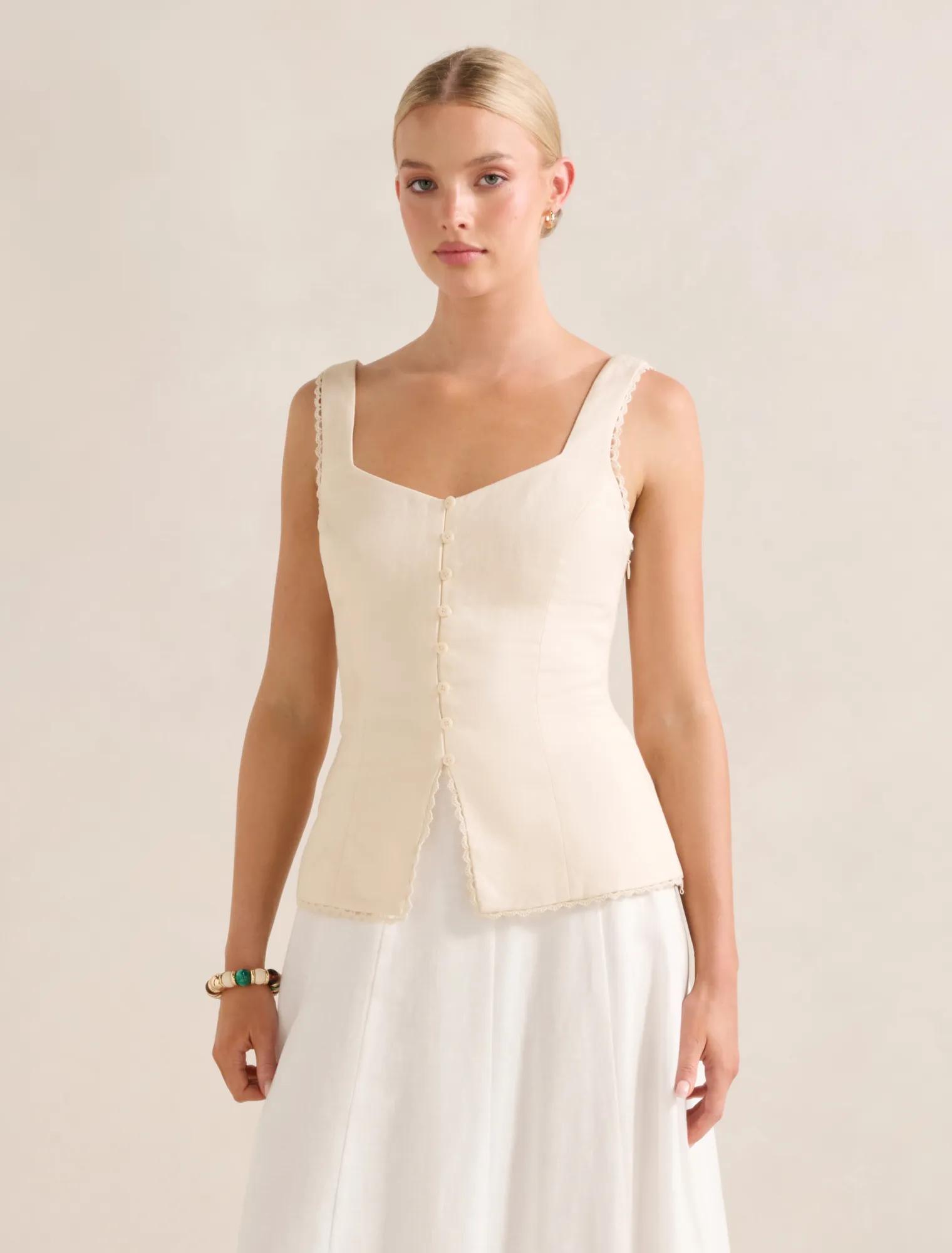 Cinzia Trim Detail Top - Women's Fashion | Forever New