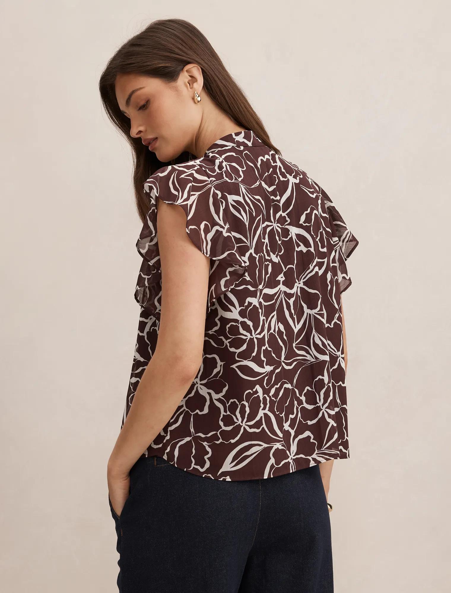 Tullia Ruffle Sleeve Blouse