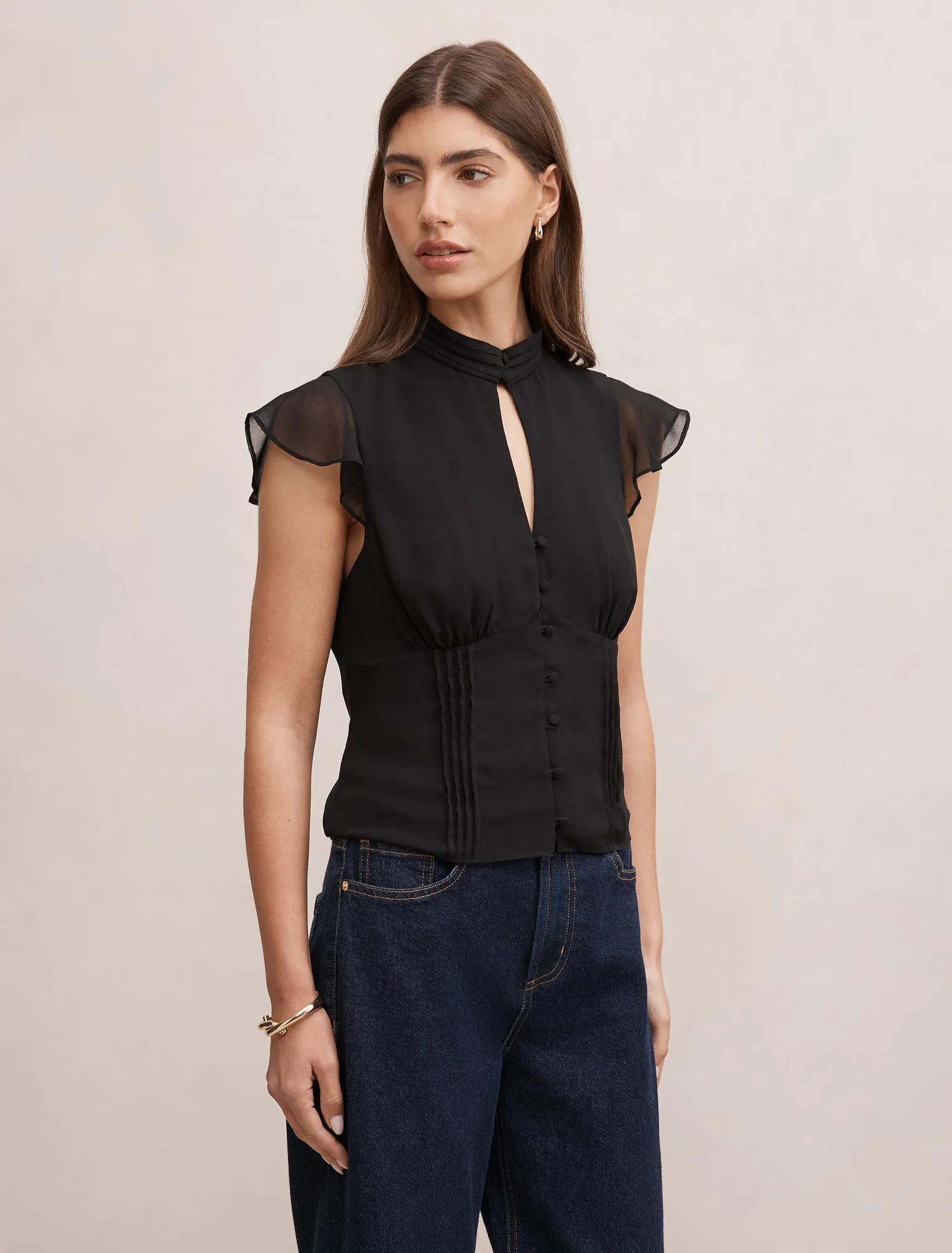 Eden Keyhole Blouse
