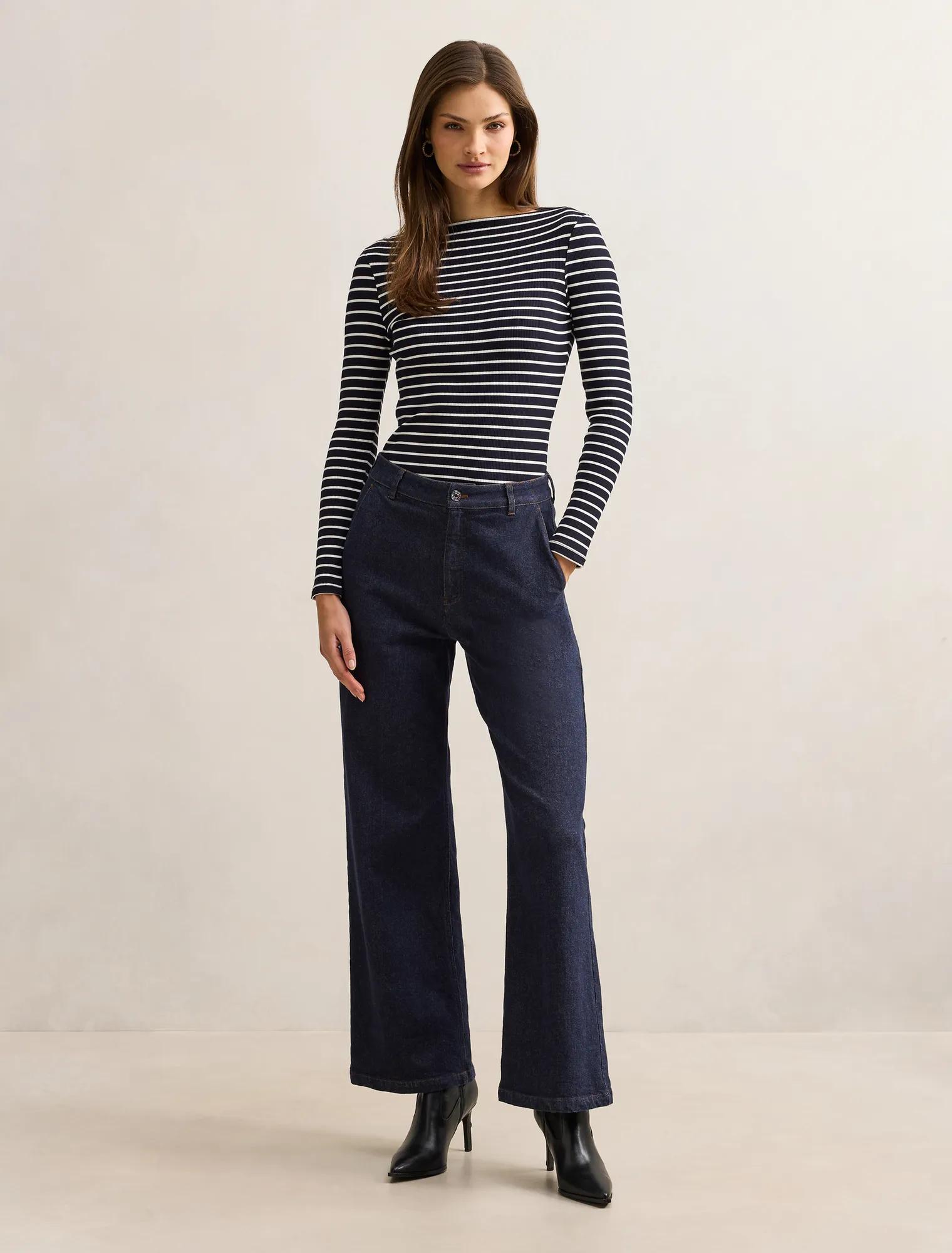 Jasmine Straight Neck Top