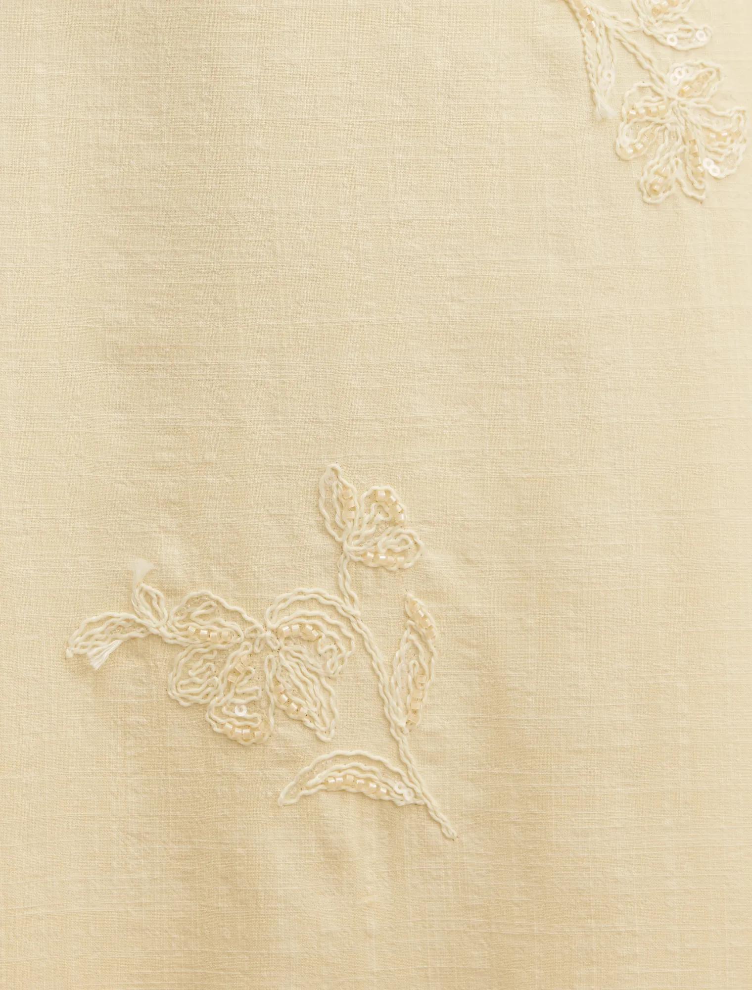 Tiffany Embroidery Sequin Midi