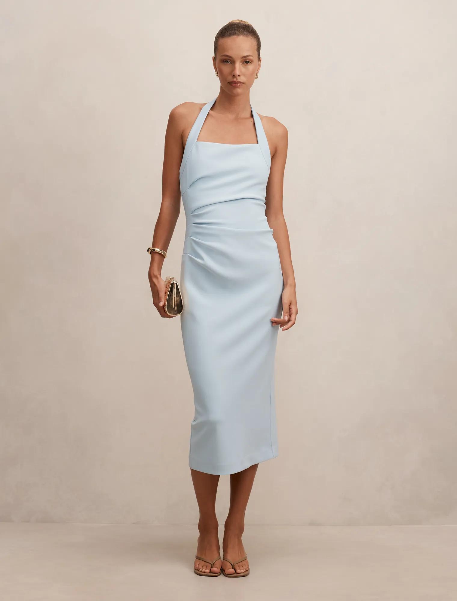 sachin and babi light blue dress Mature Cocktail Dresses for Over 50s | Blue Bungalow main image 0