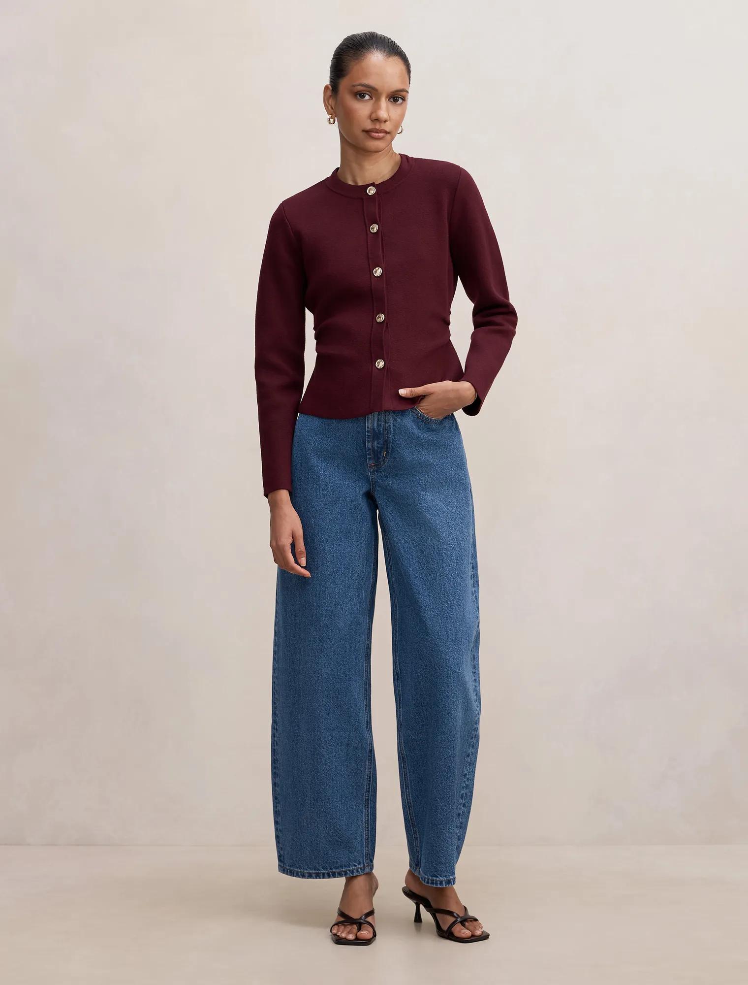 Valencia Petite Structured Cardigan