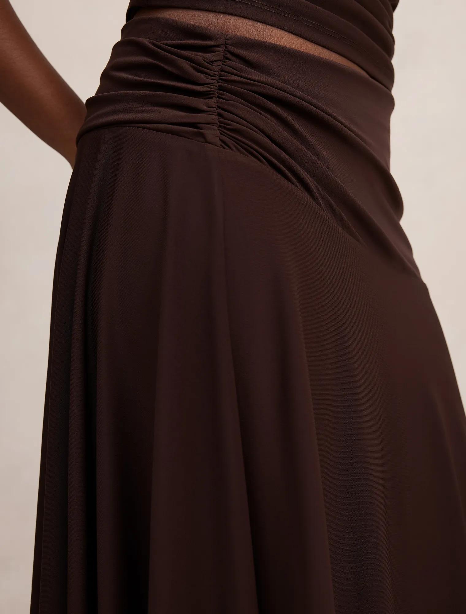 Ariel Petite Godet Hanky Hem Skirt