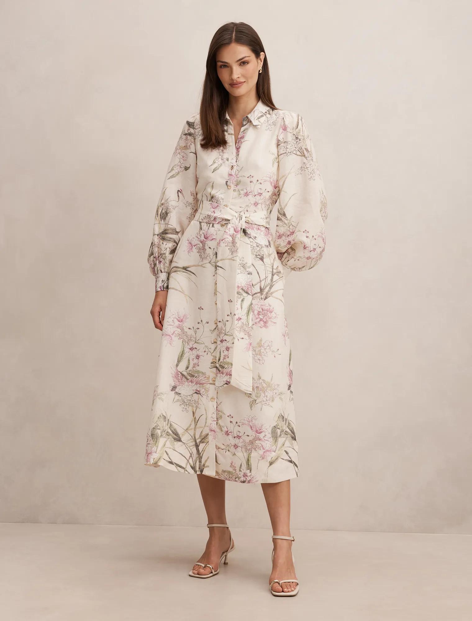 Hazel Shirt Midi Dress