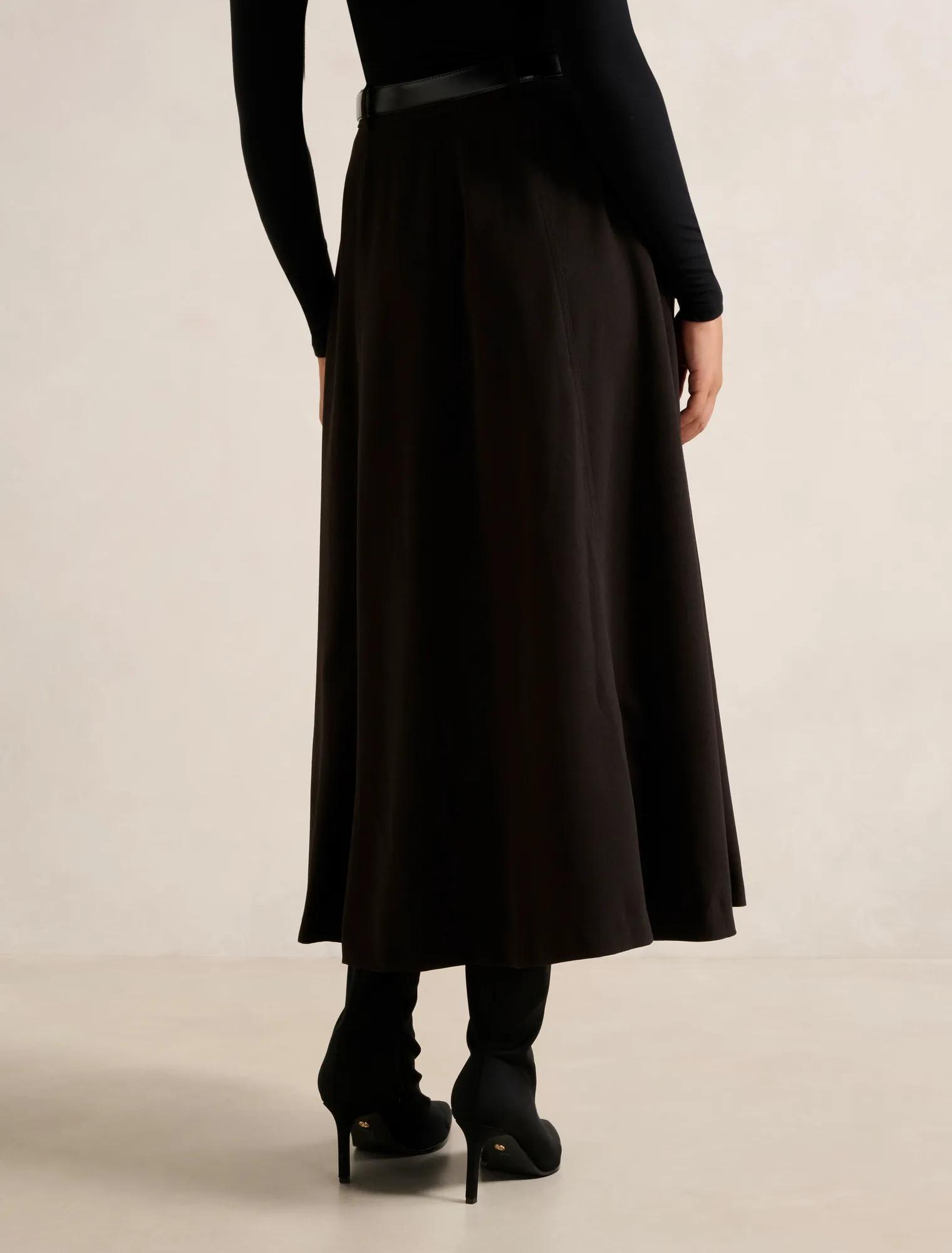 Celine Belted Midi Skirt