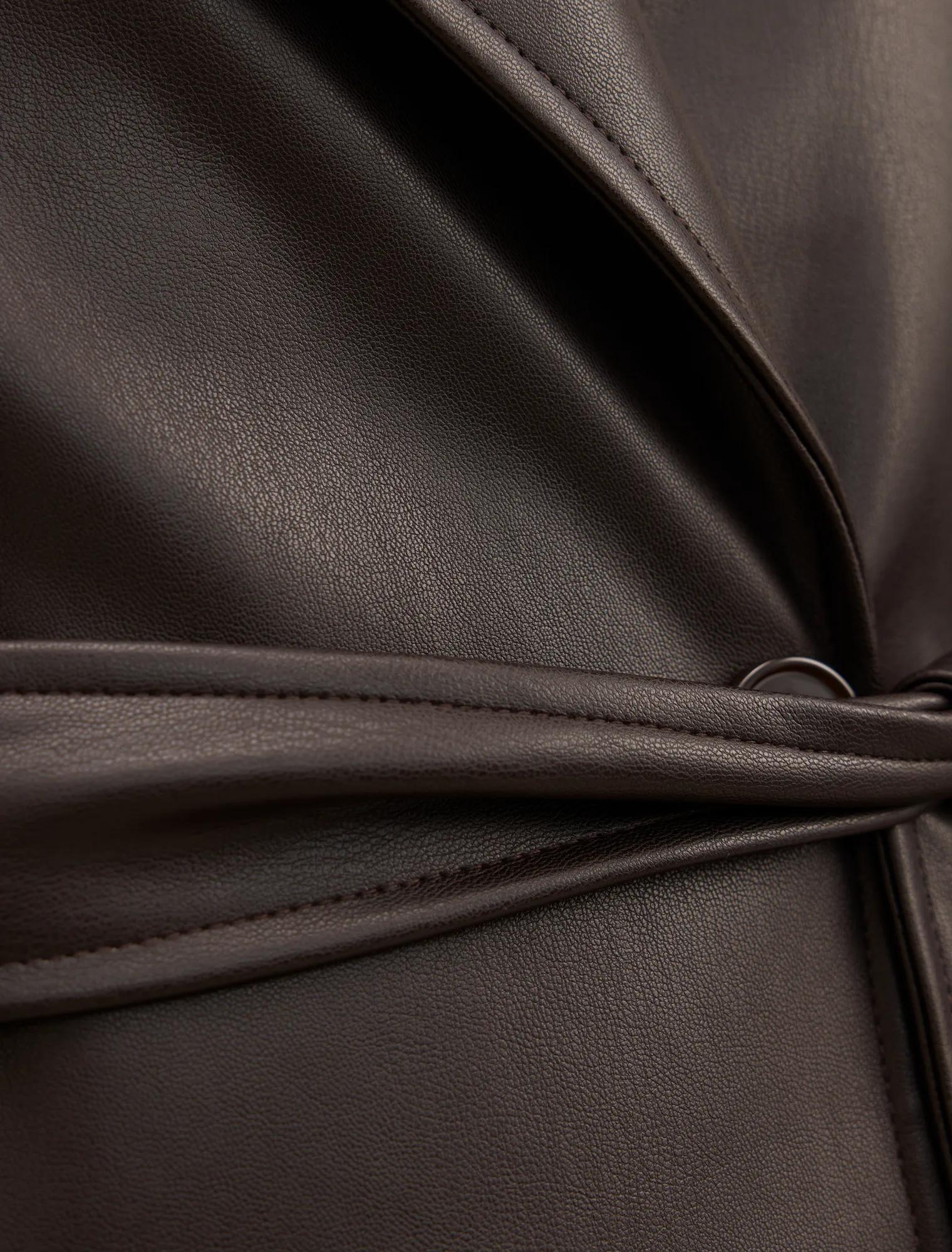 Payton Short PU Trench