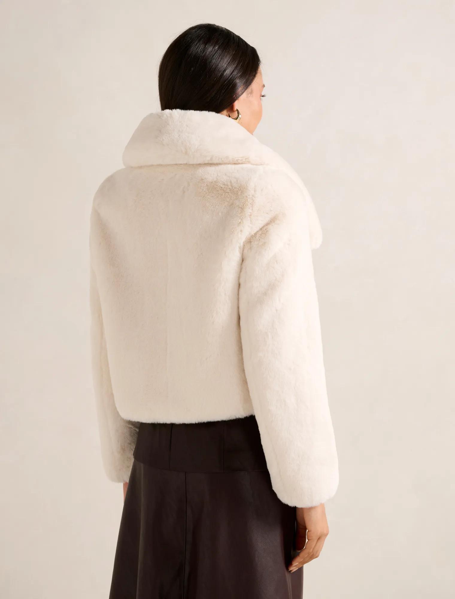 Casey Crop Faux Fur