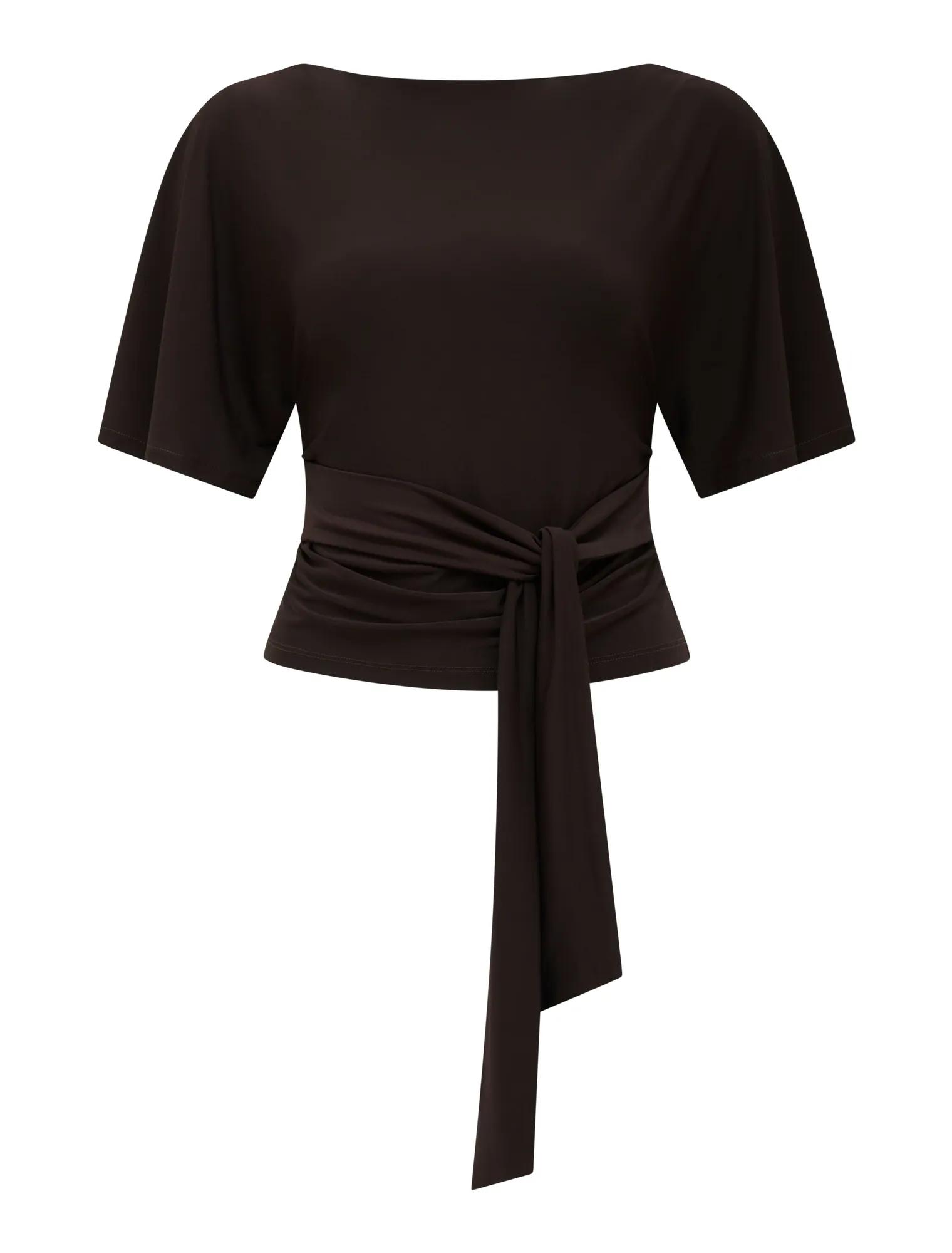 Paige Flutter Sleeve Tie Back
