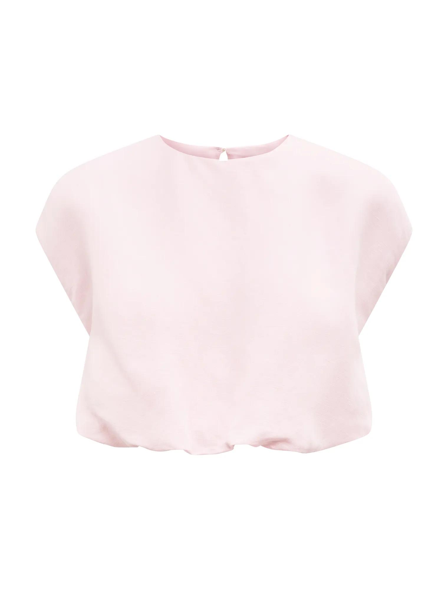 Georgina Petite Bubble Hem Top