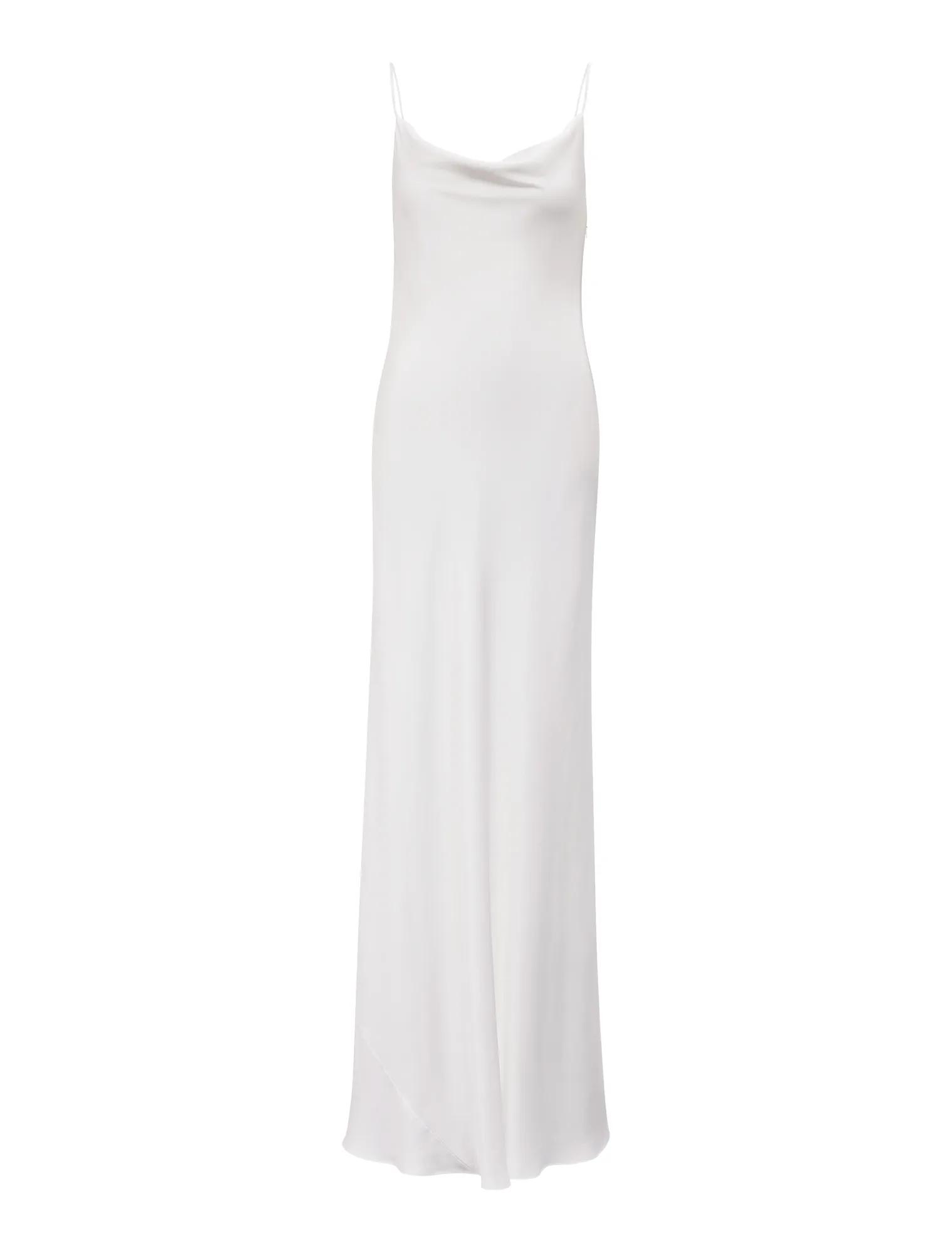 Amery 3D Floral Satin Maxi