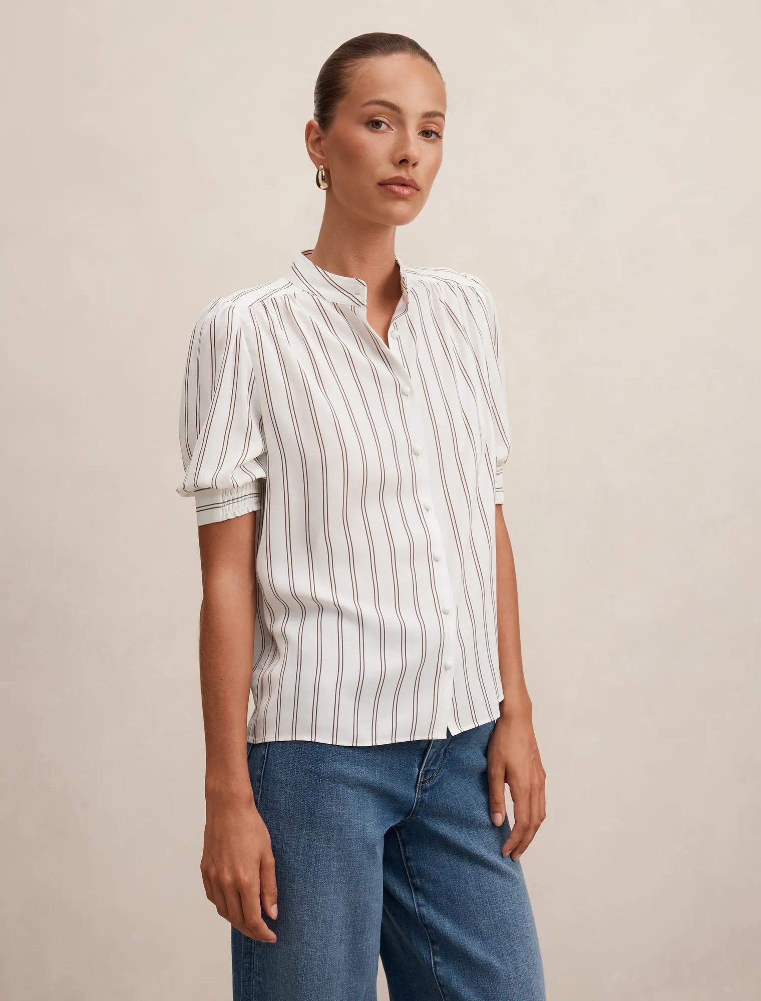 Dorothea Stripe Blouse